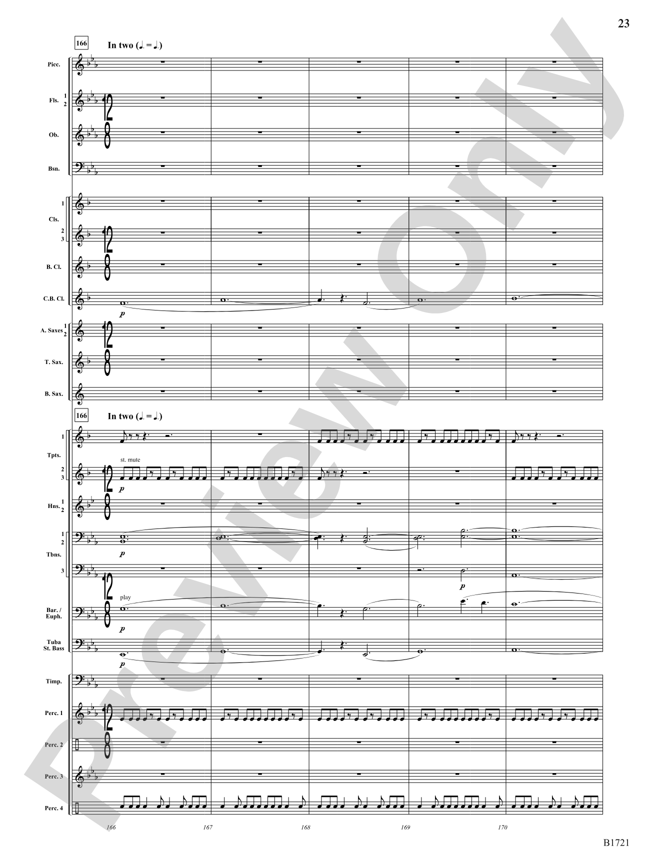 Infinite Hope: Concert Band Conductor Score & Parts