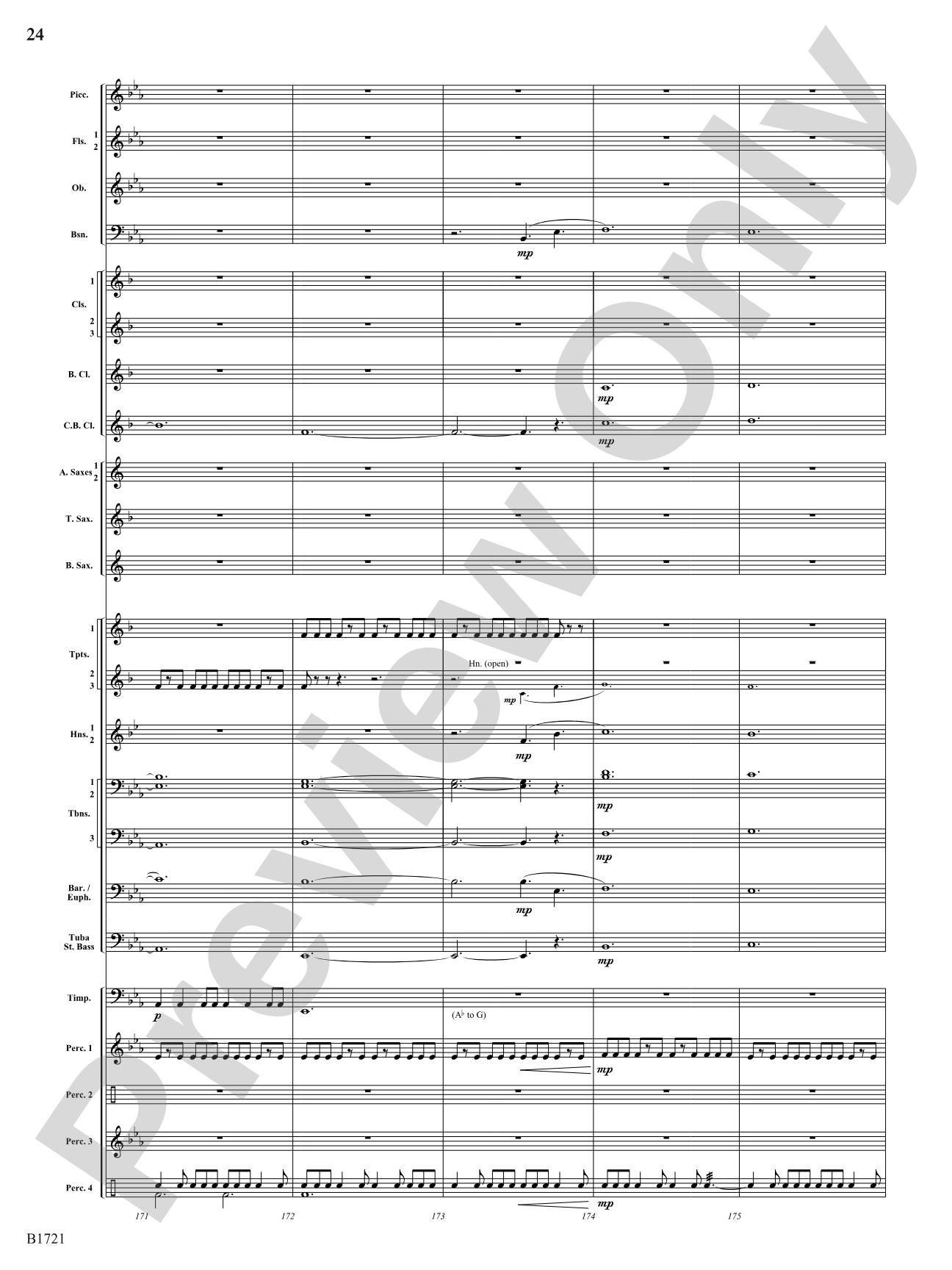 Infinite Hope: Concert Band Conductor Score & Parts