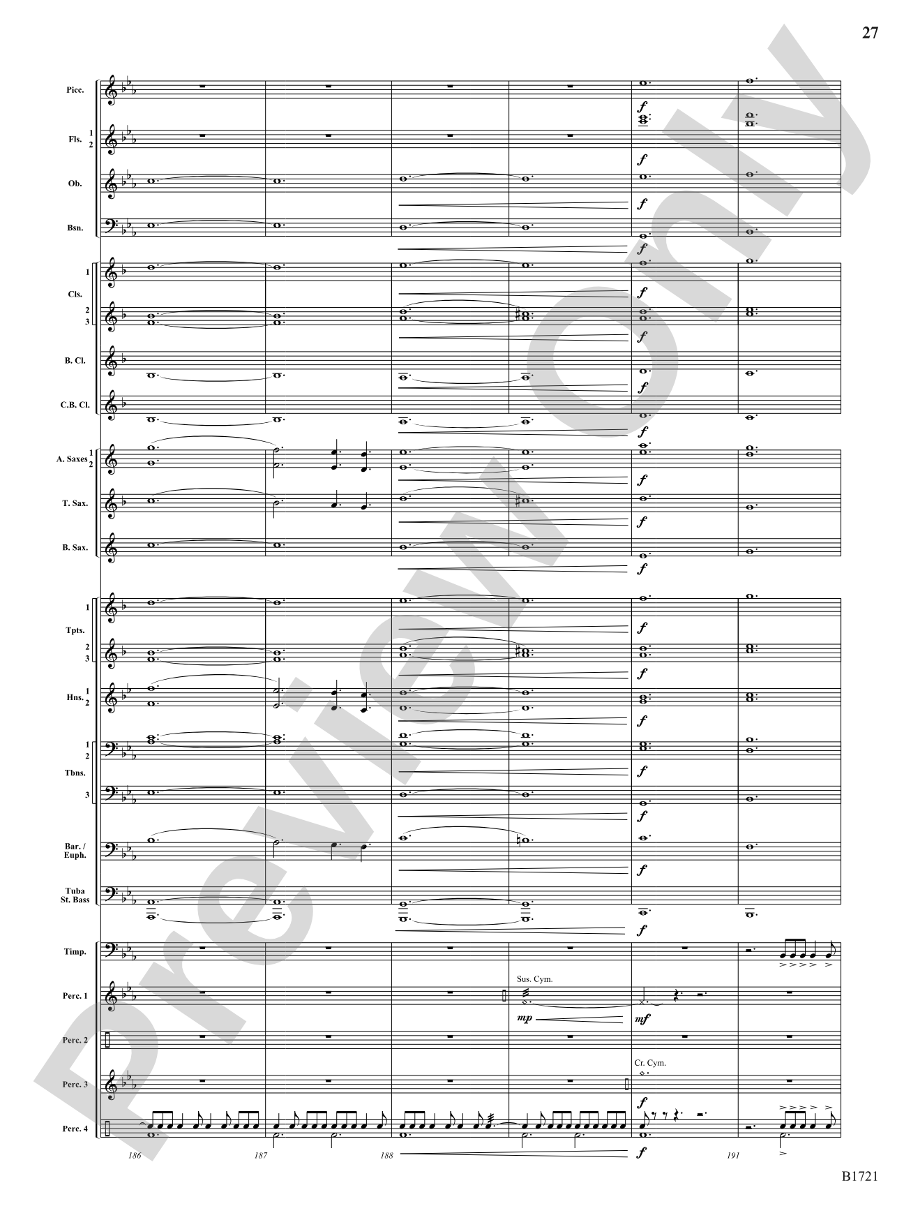 Infinite Hope: Concert Band Conductor Score & Parts