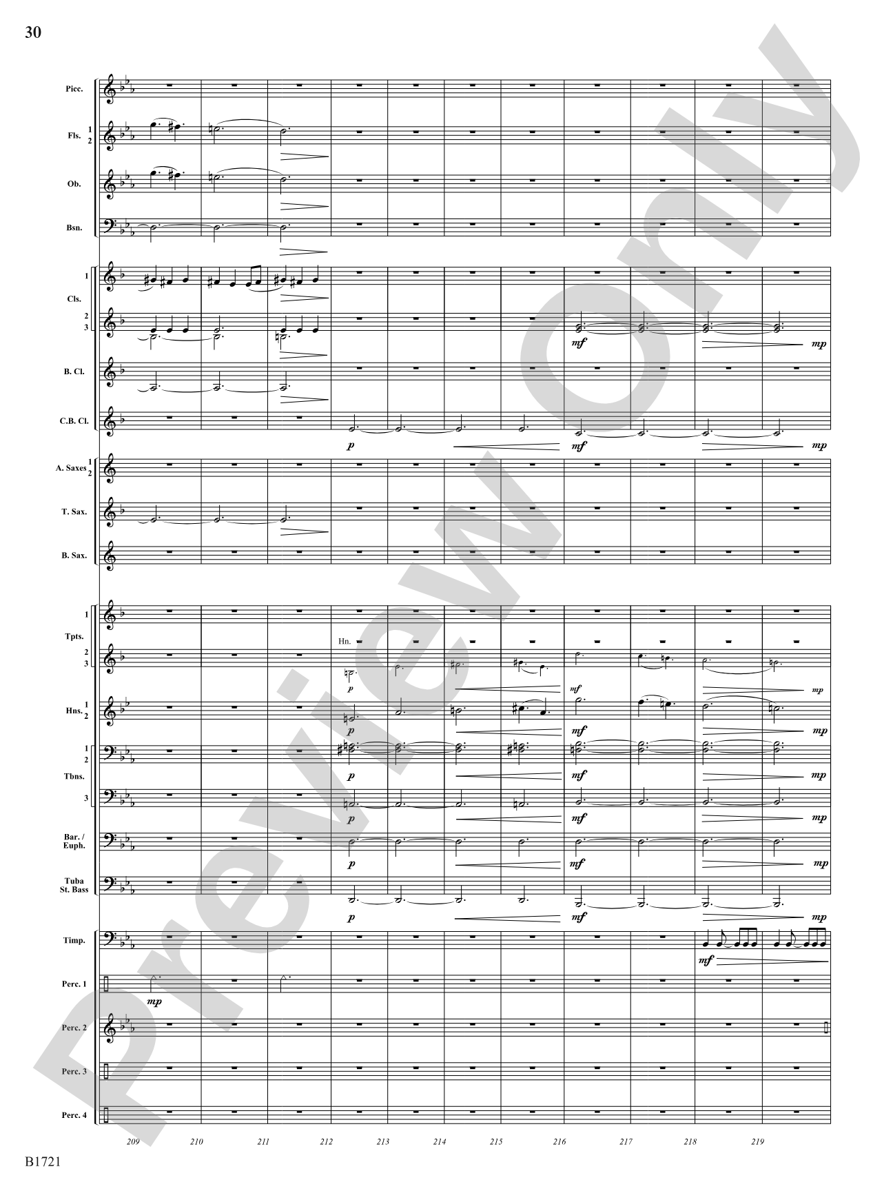 Infinite Hope: Concert Band Conductor Score & Parts