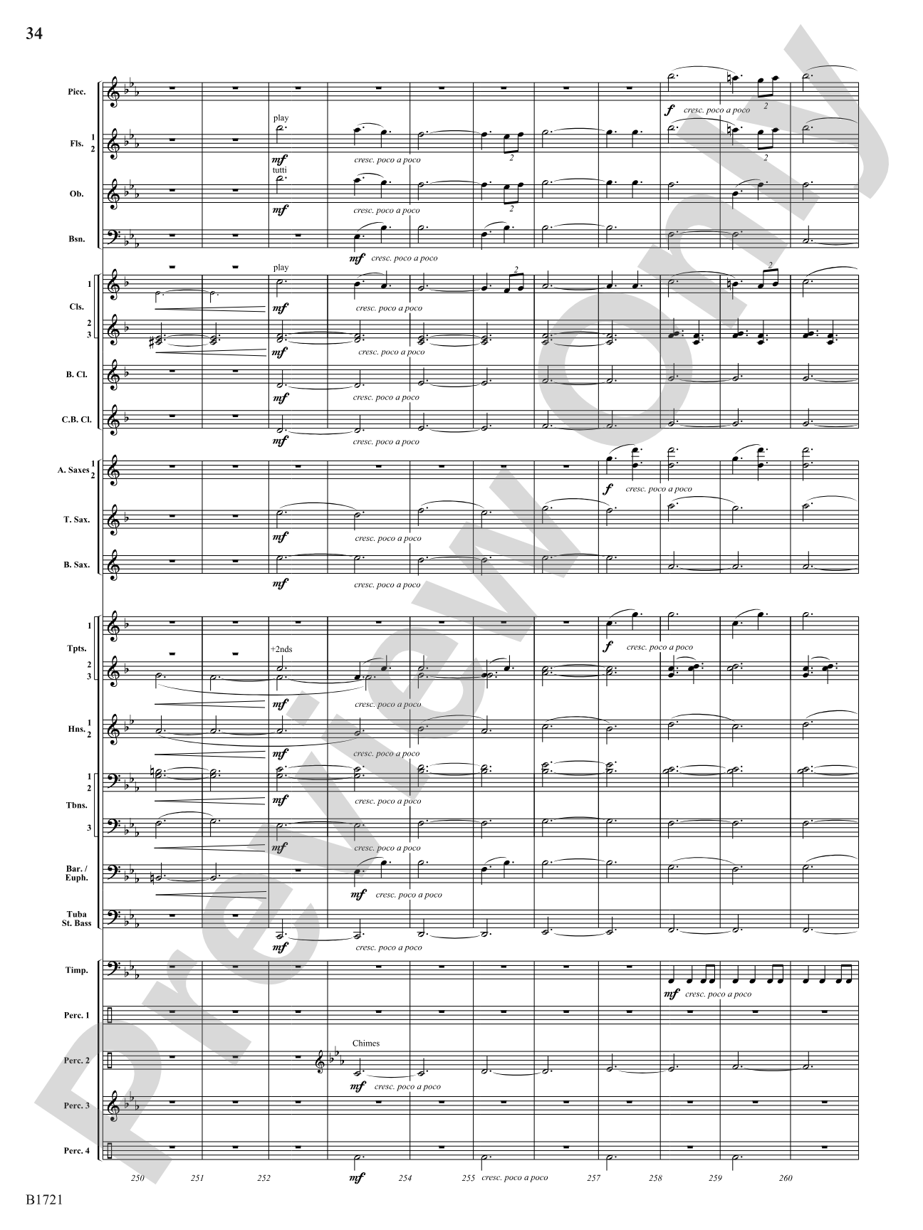 Infinite Hope: Concert Band Conductor Score & Parts