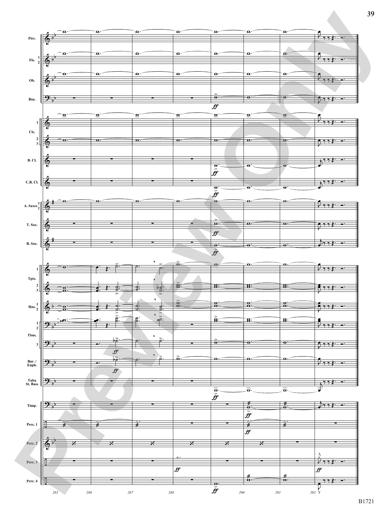 Infinite Hope: Concert Band Conductor Score & Parts