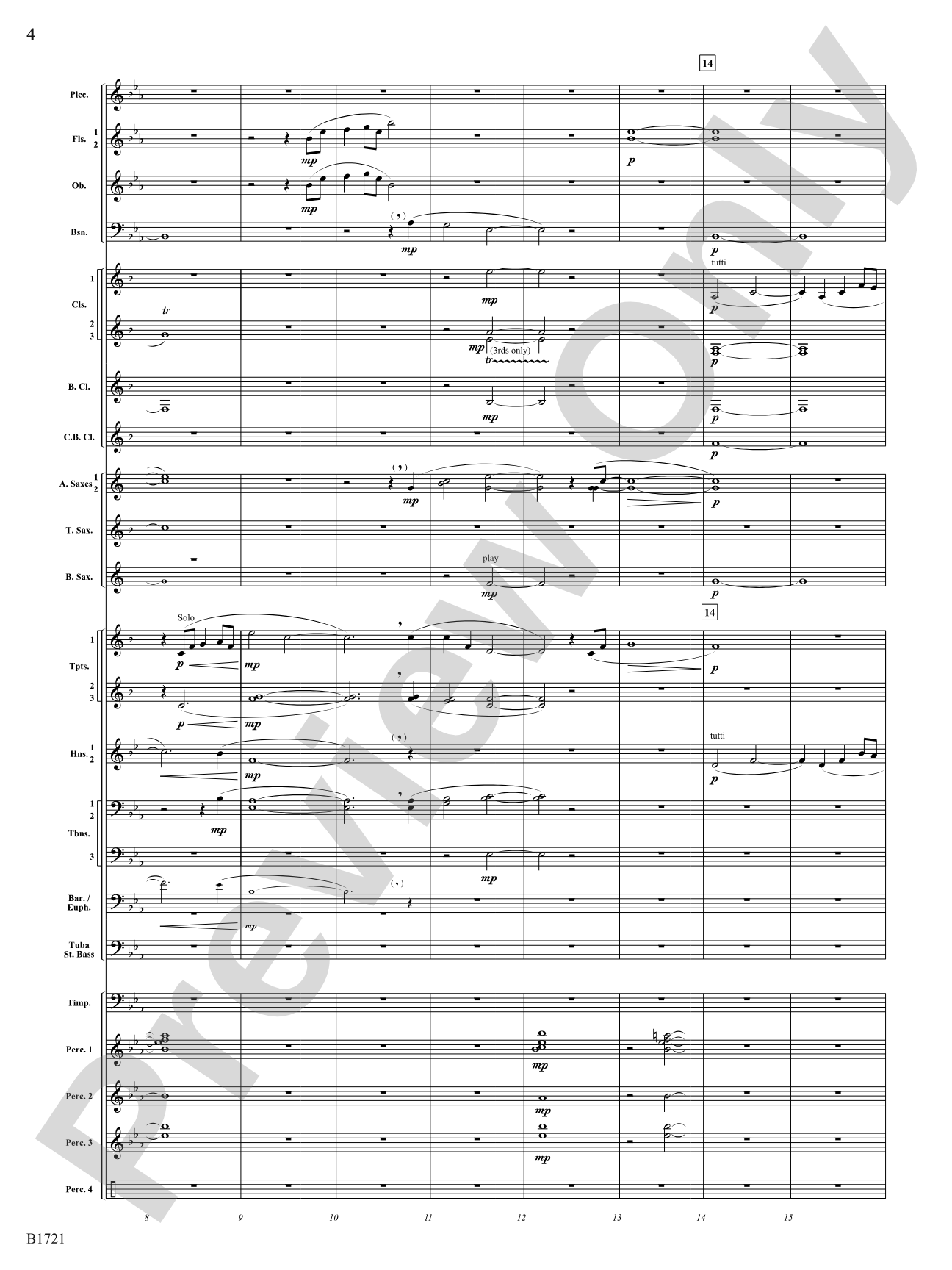 Infinite Hope: Concert Band Conductor Score & Parts
