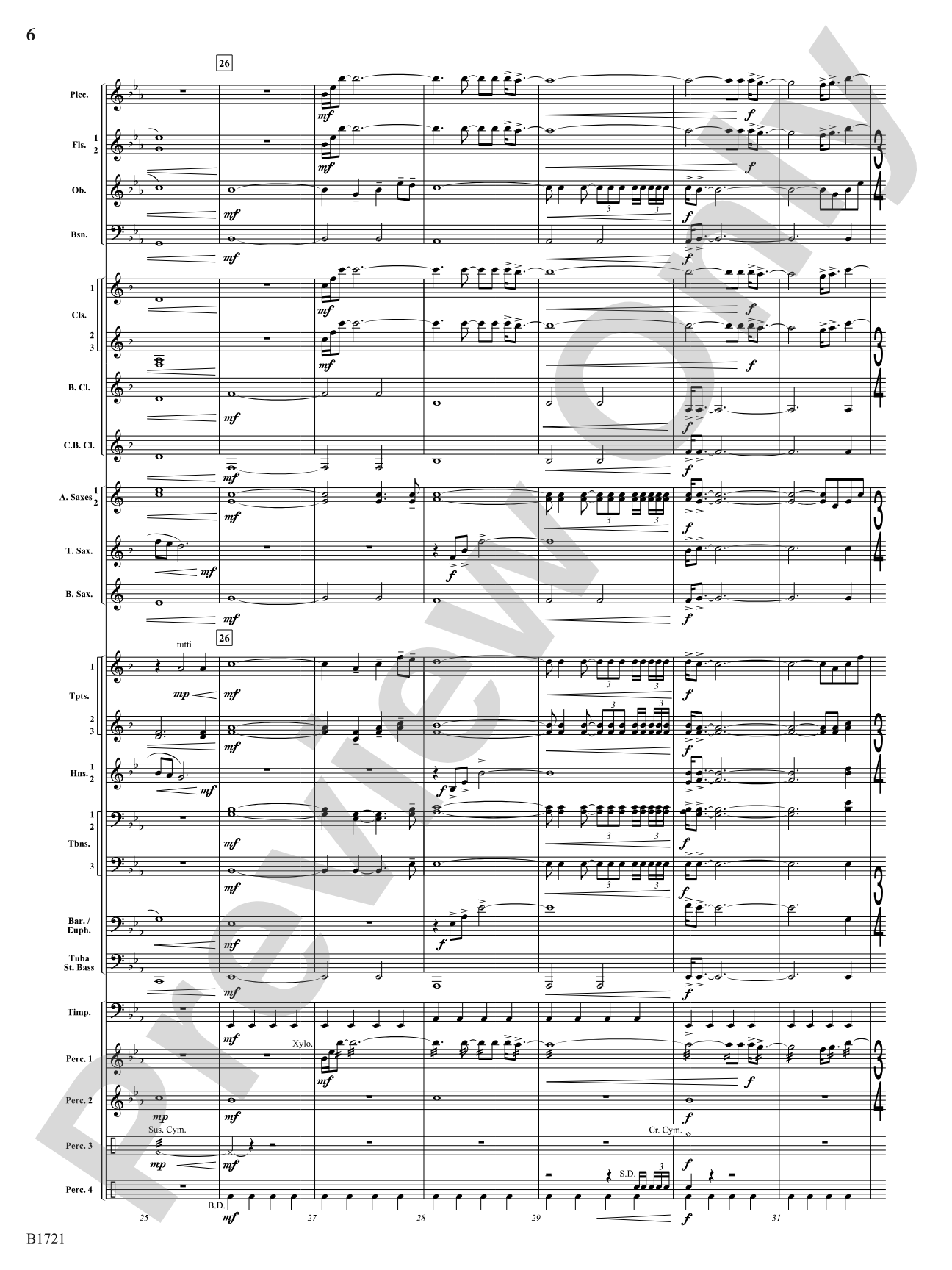 Infinite Hope: Concert Band Conductor Score & Parts