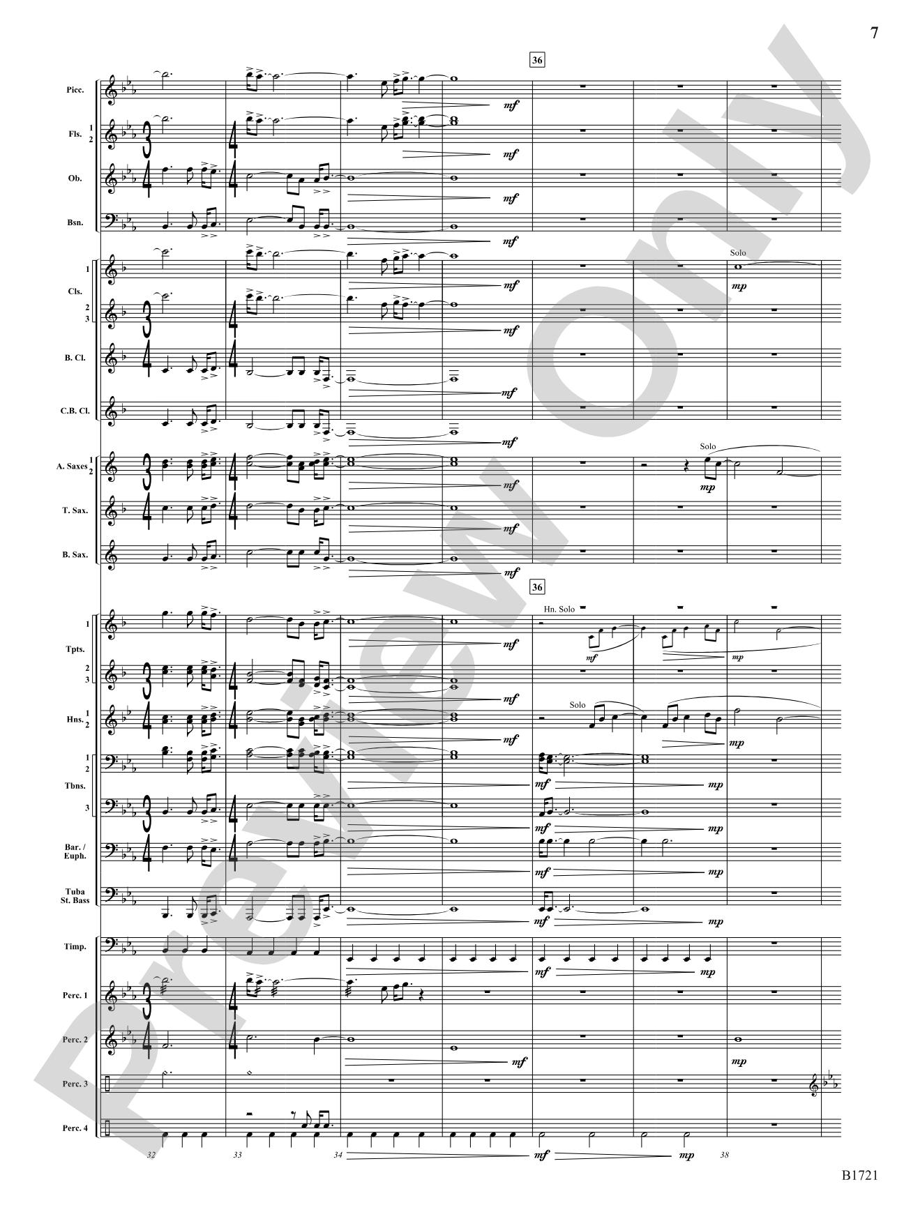 Infinite Hope: Concert Band Conductor Score & Parts