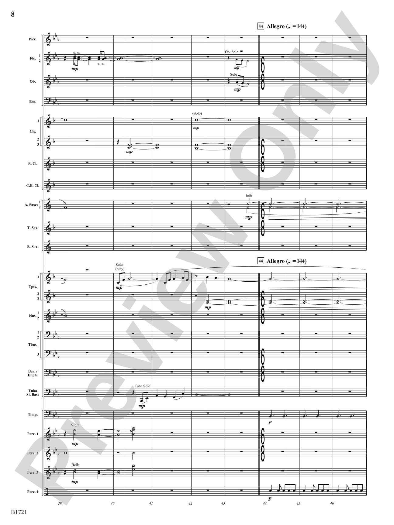 Infinite Hope: Concert Band Conductor Score & Parts