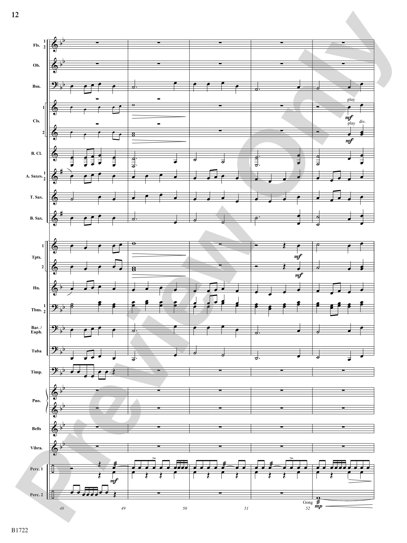 Tundra: Concert Band Conductor Score & Parts