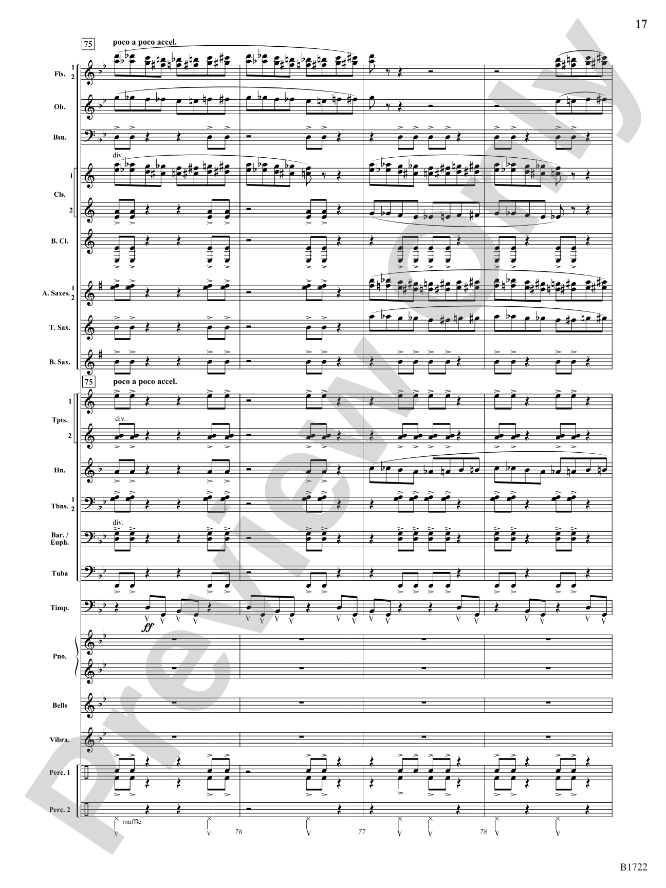 Tundra: Concert Band Conductor Score & Parts