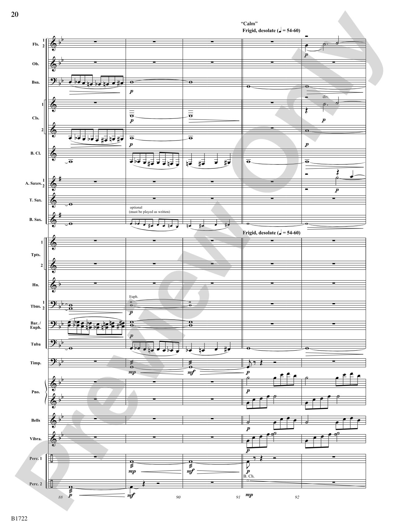 Tundra: Concert Band Conductor Score & Parts
