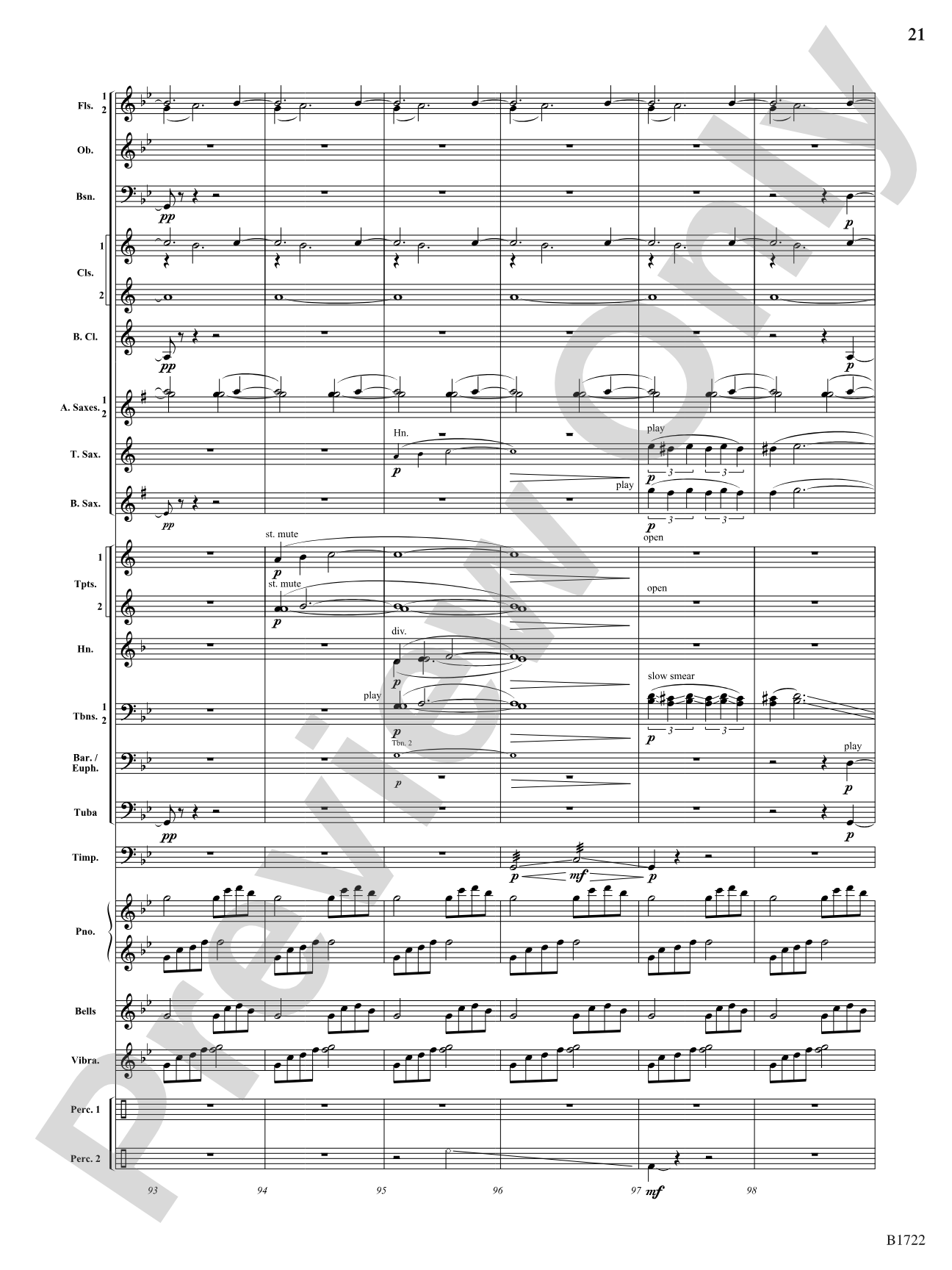 Tundra: Concert Band Conductor Score & Parts