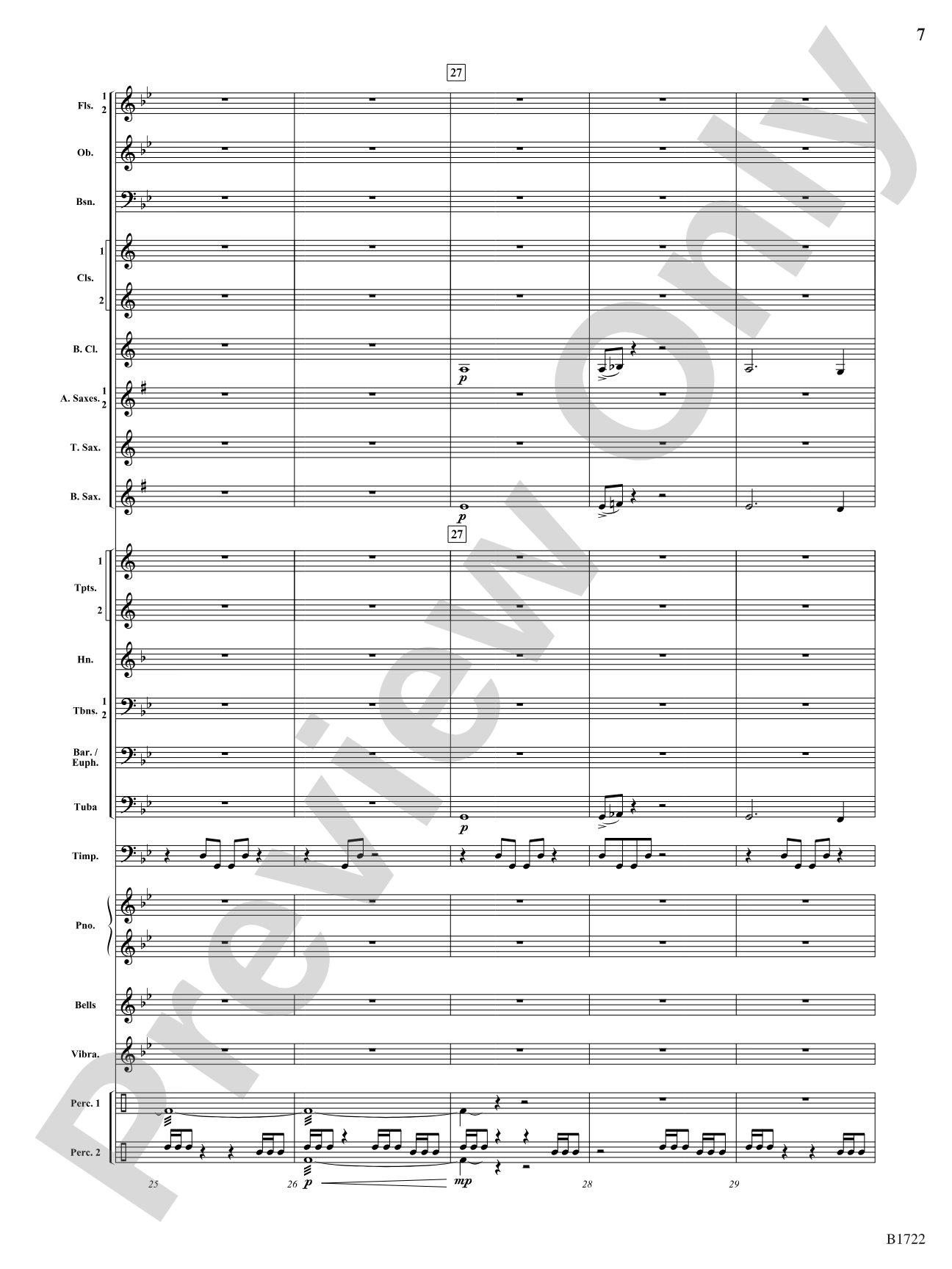 Tundra: Concert Band Conductor Score & Parts