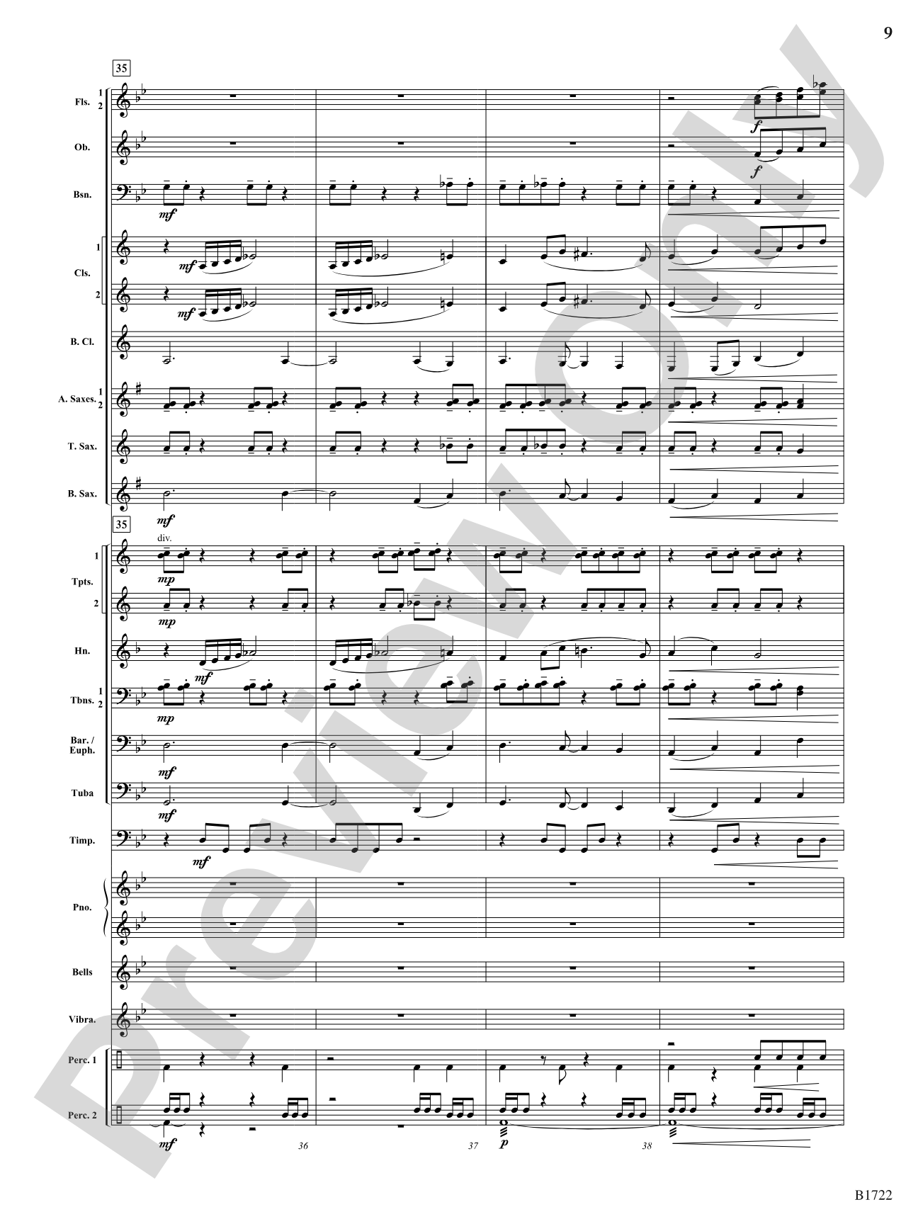 Tundra: Concert Band Conductor Score & Parts