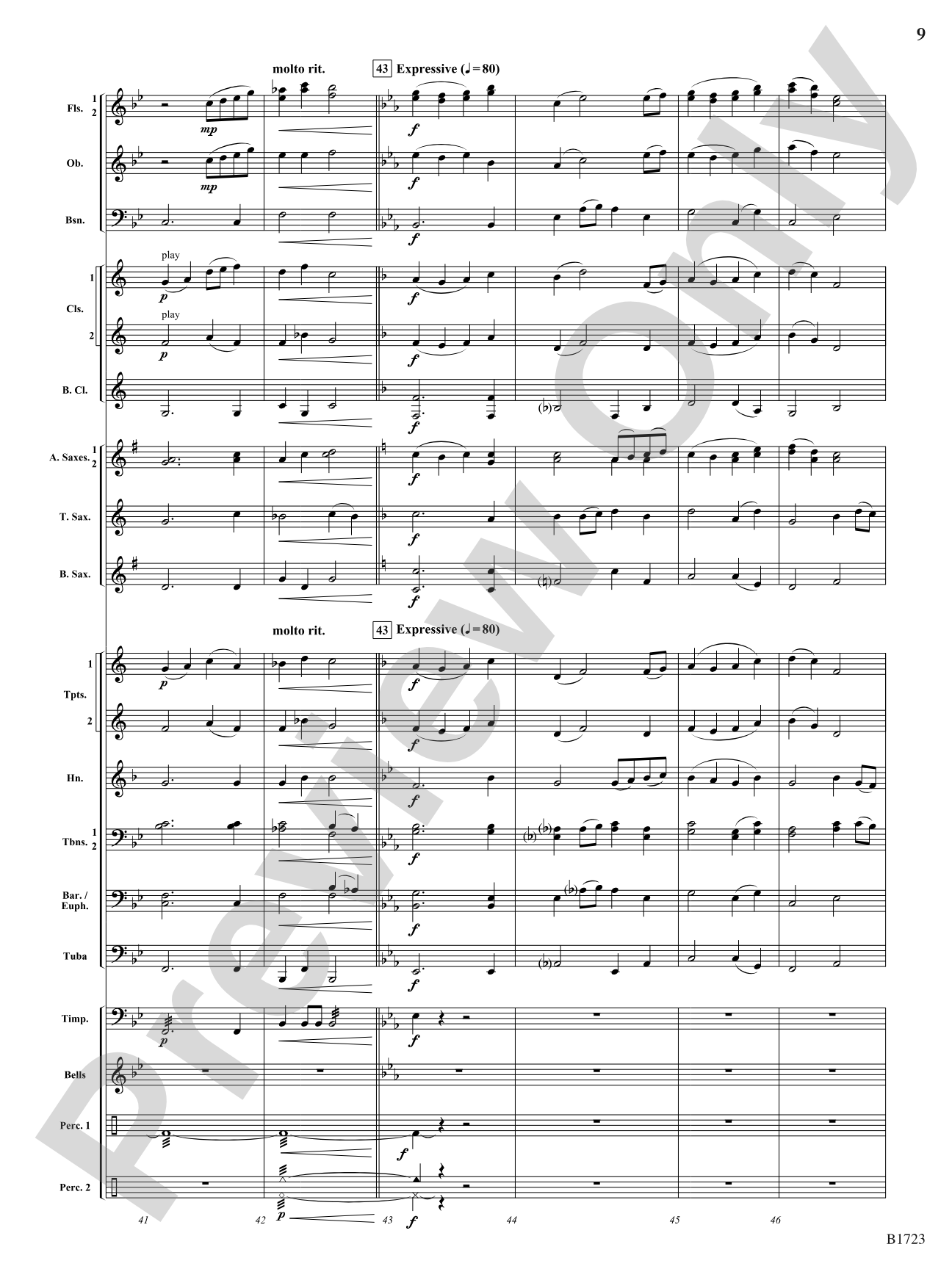 Destined to Fly: Concert Band Conductor Score & Parts