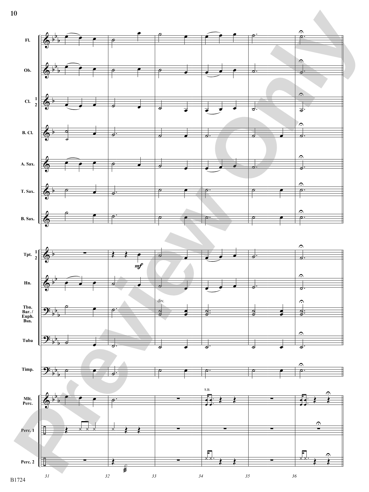 A Letter to Santa: Concert Band Conductor Score & Parts