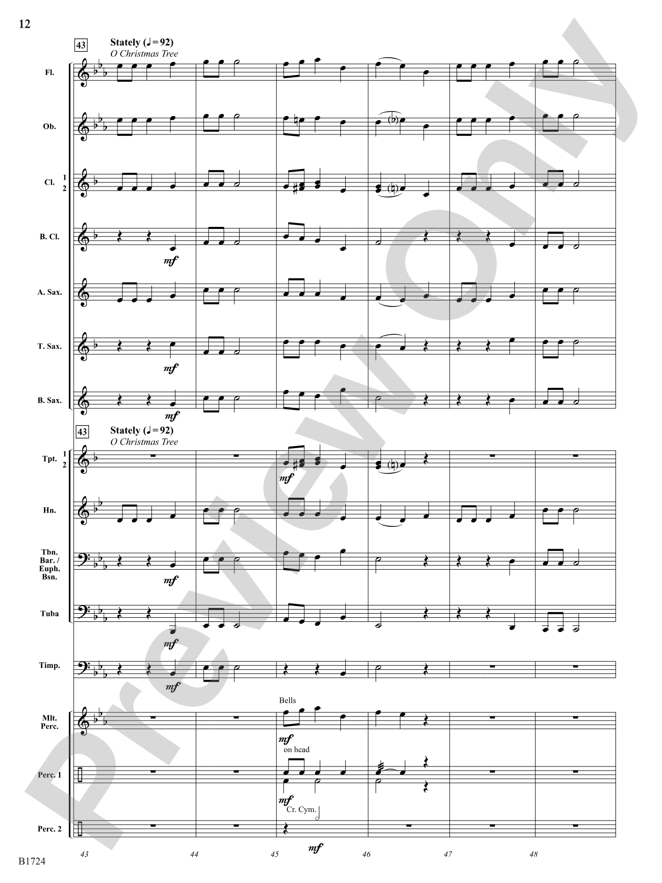 A Letter to Santa: Concert Band Conductor Score & Parts