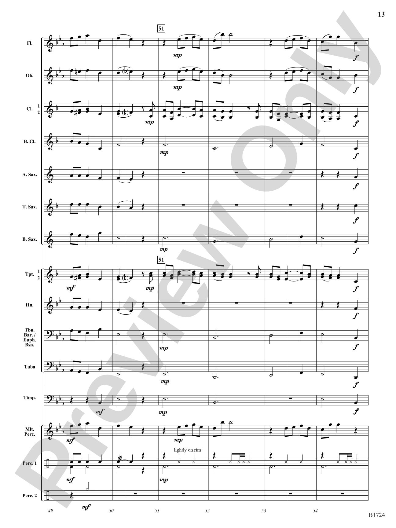 A Letter to Santa: Concert Band Conductor Score & Parts