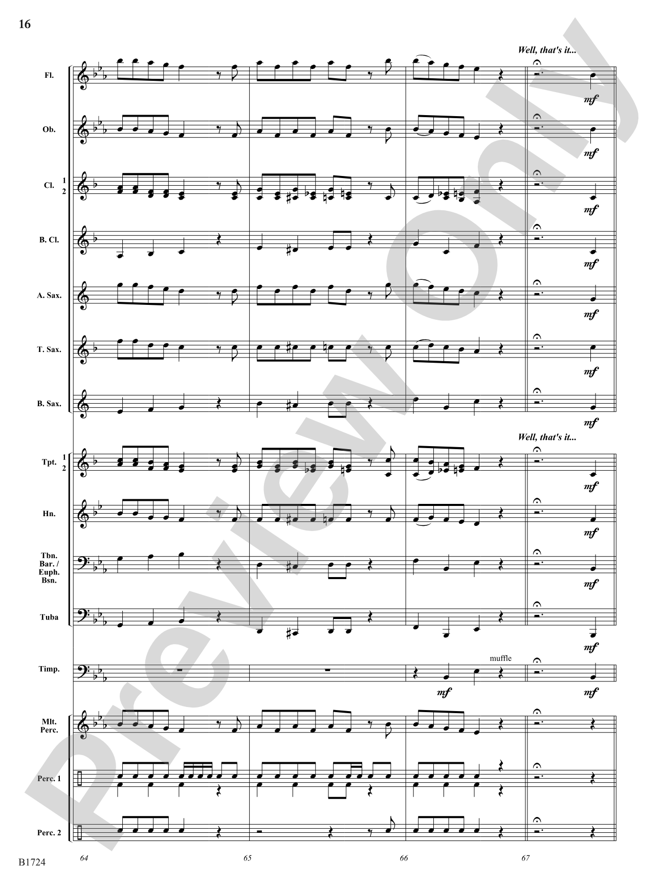 A Letter to Santa: Concert Band Conductor Score & Parts