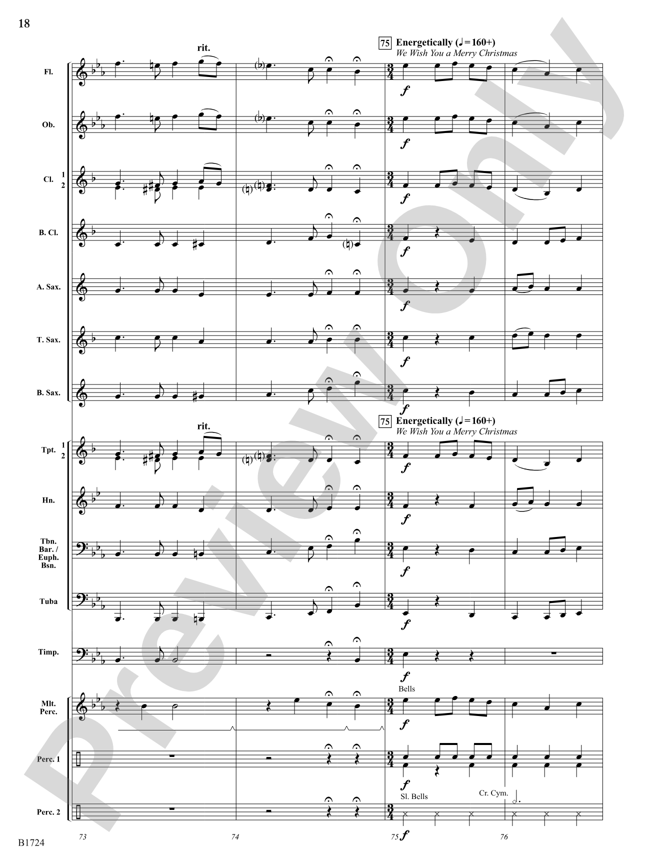 A Letter to Santa: Concert Band Conductor Score & Parts