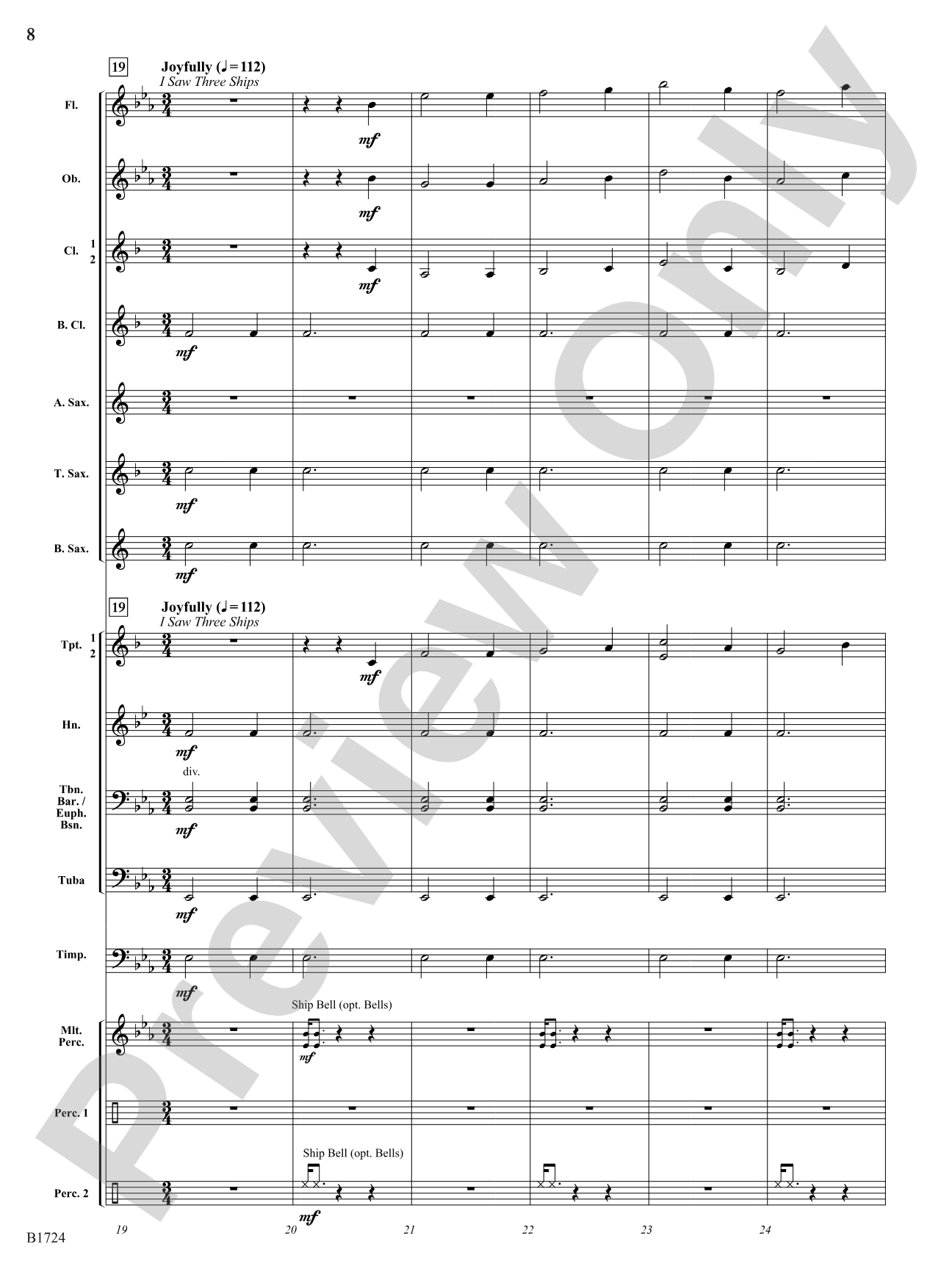 A Letter to Santa: Concert Band Conductor Score & Parts
