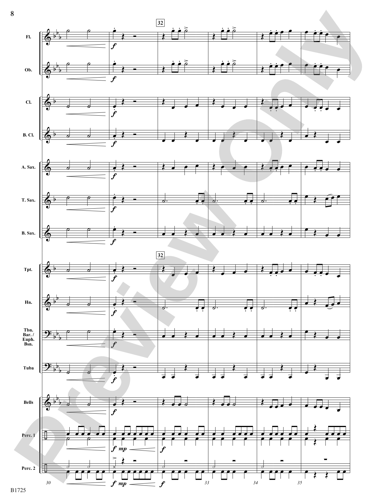 The Legend of Boudica: Concert Band Conductor Score & Parts