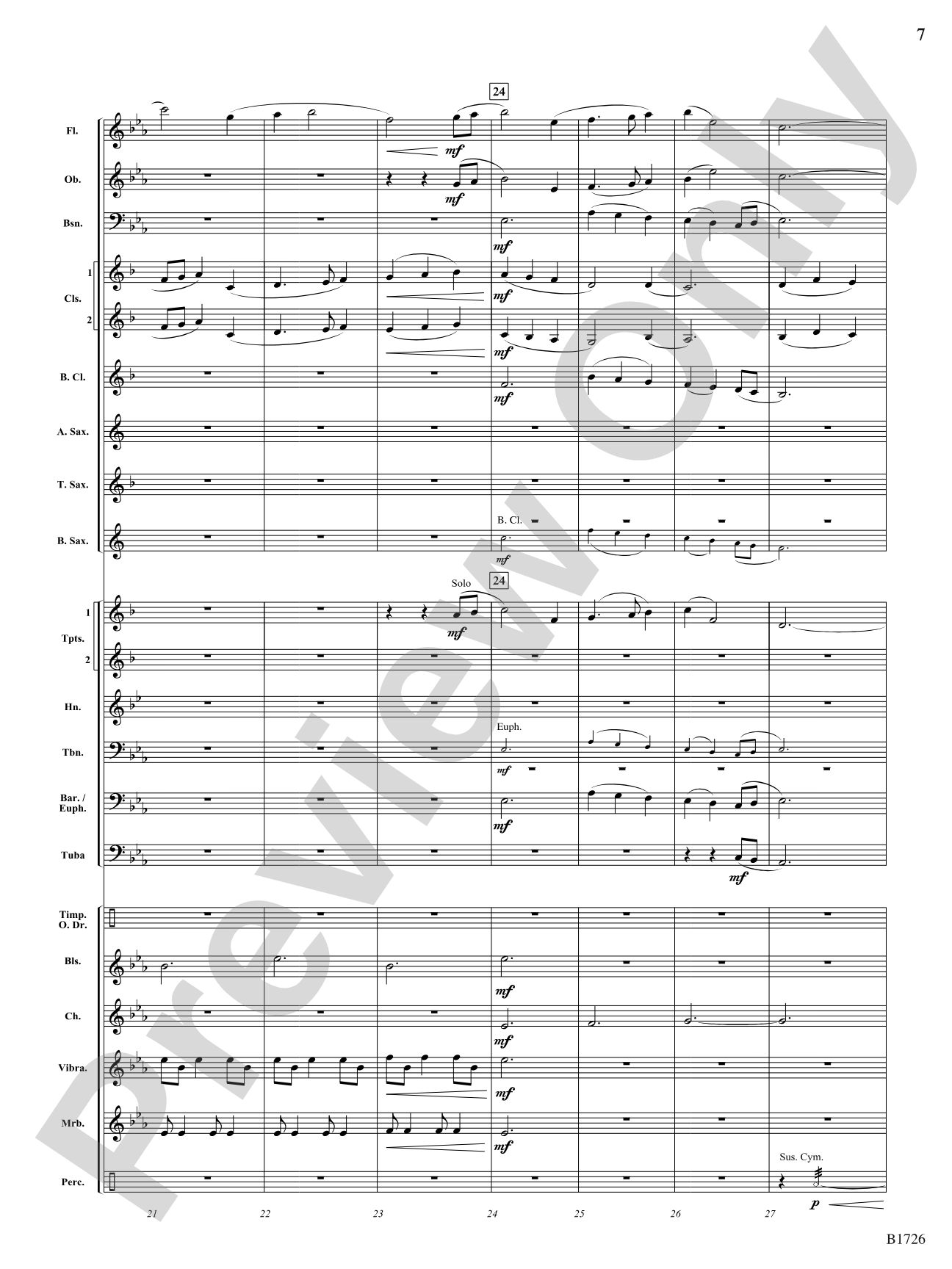 On the Kerry Shore: Concert Band Conductor Score & Parts