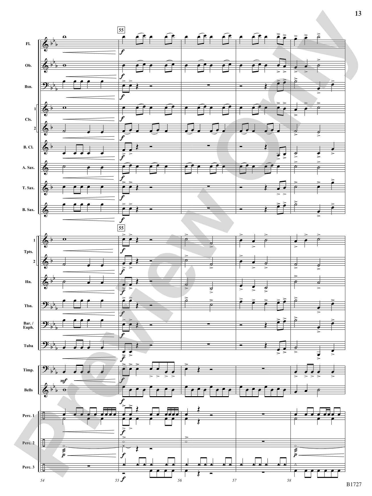 Destiny Fanfare: Concert Band Conductor Score & Parts