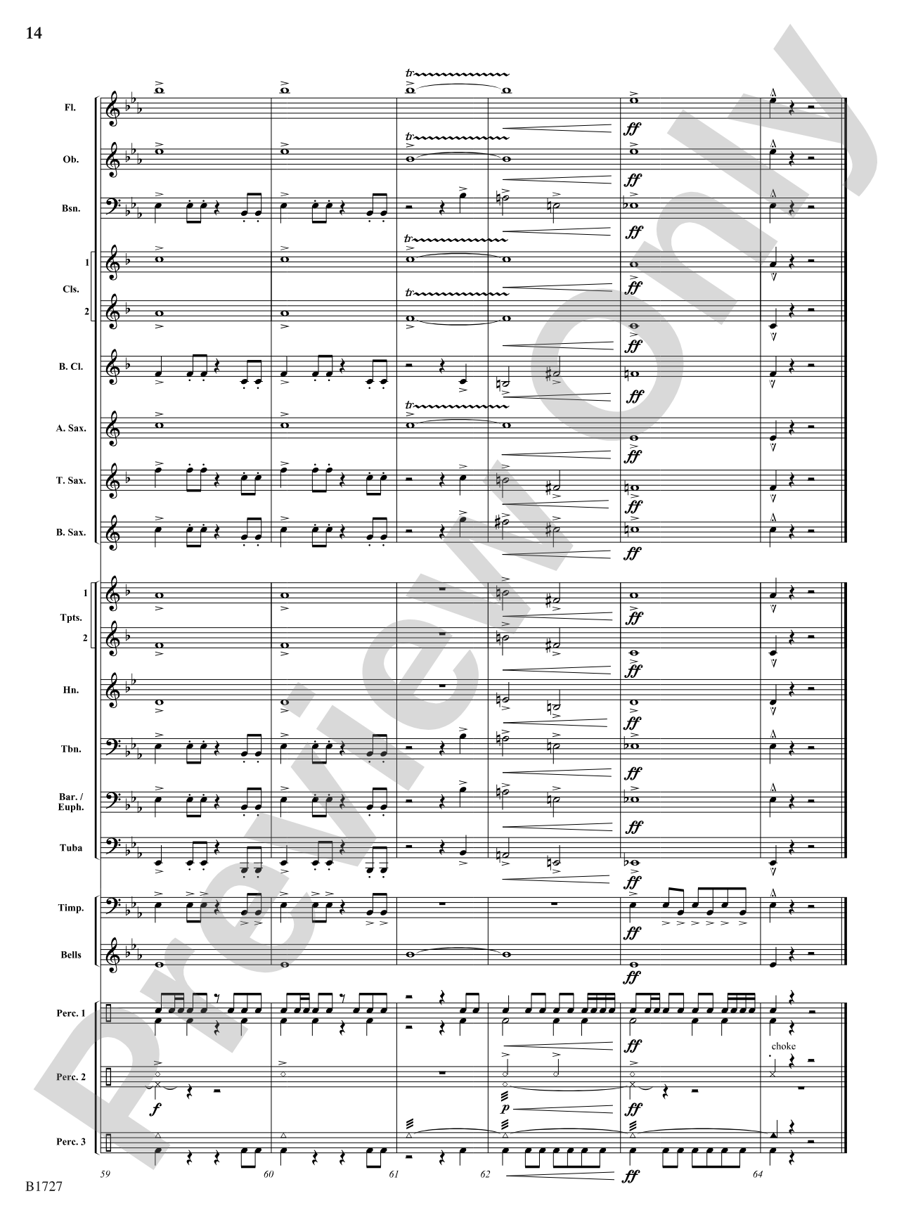 Destiny Fanfare: Concert Band Conductor Score & Parts