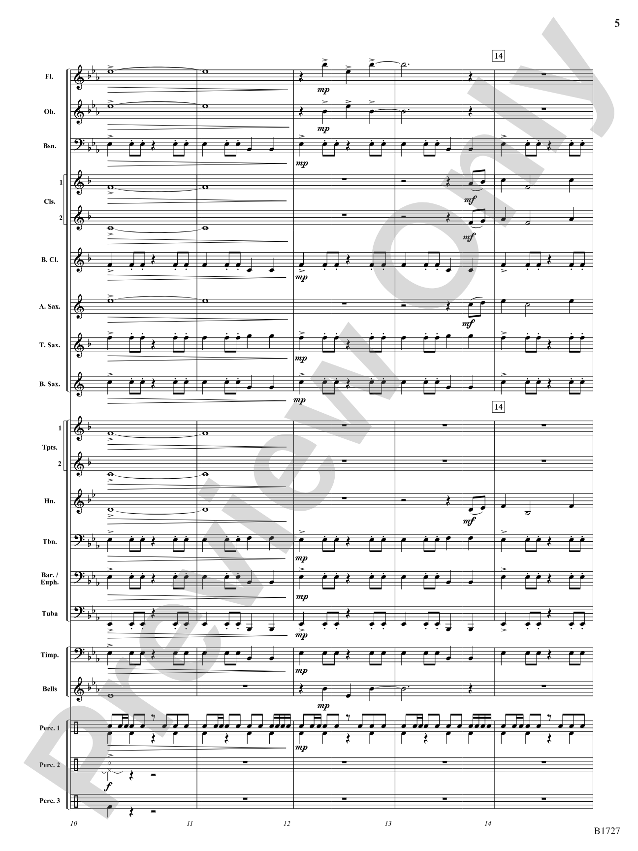 Destiny Fanfare: Concert Band Conductor Score & Parts