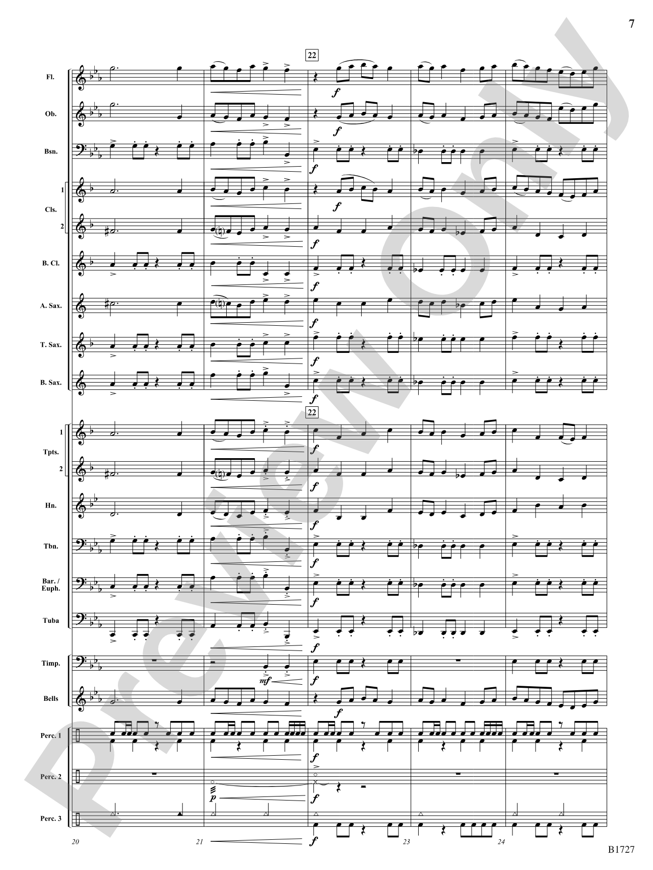 Destiny Fanfare: Concert Band Conductor Score & Parts