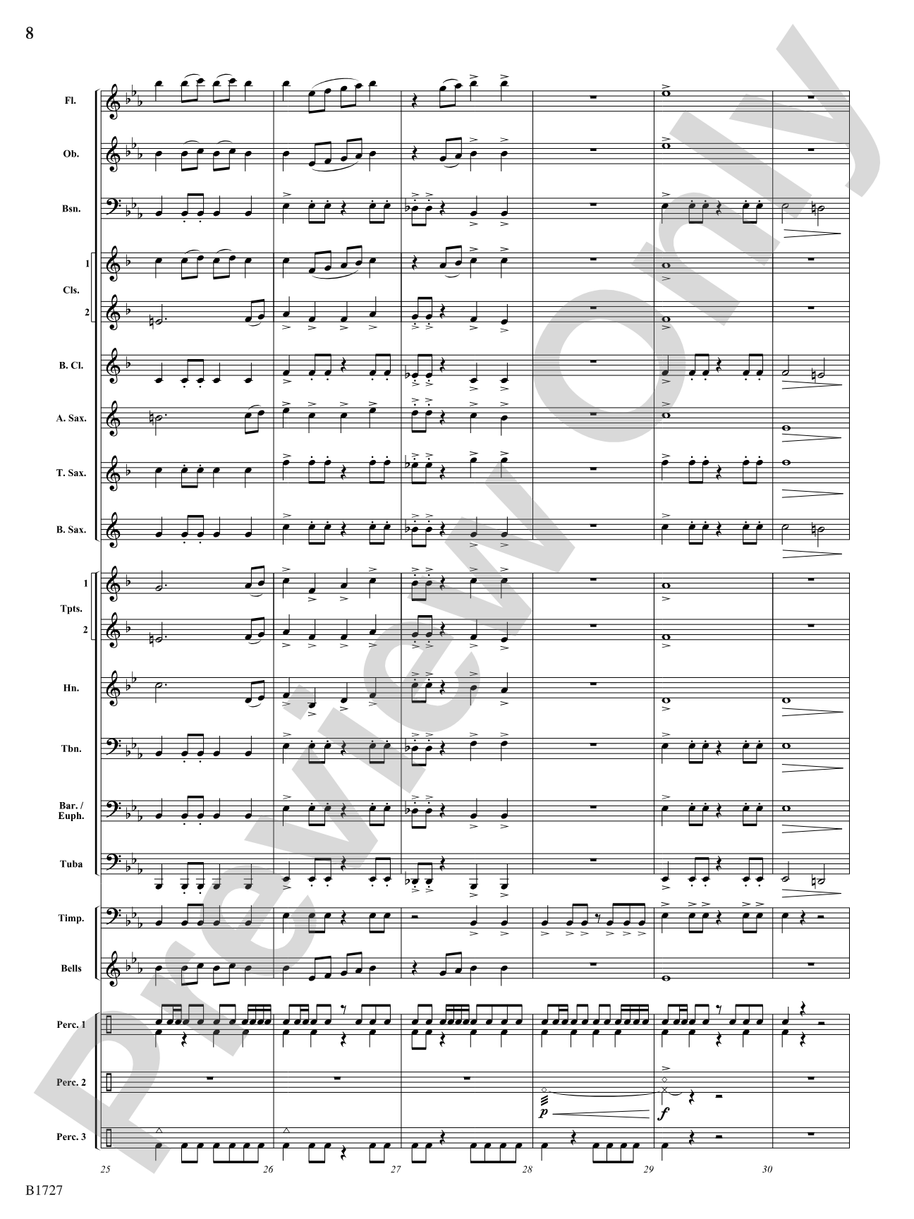 Destiny Fanfare: Concert Band Conductor Score & Parts