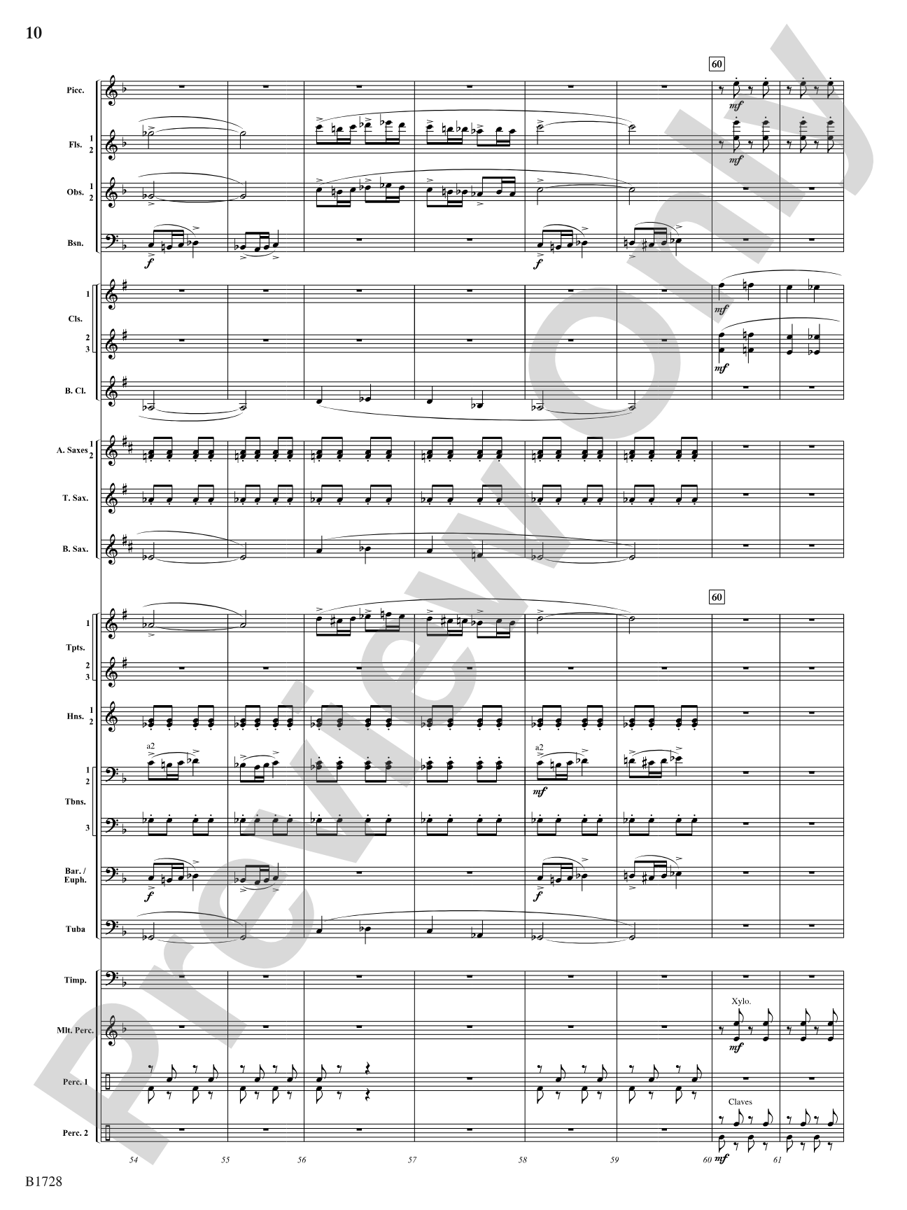 Gimmicks: Concert Band Conductor Score & Parts