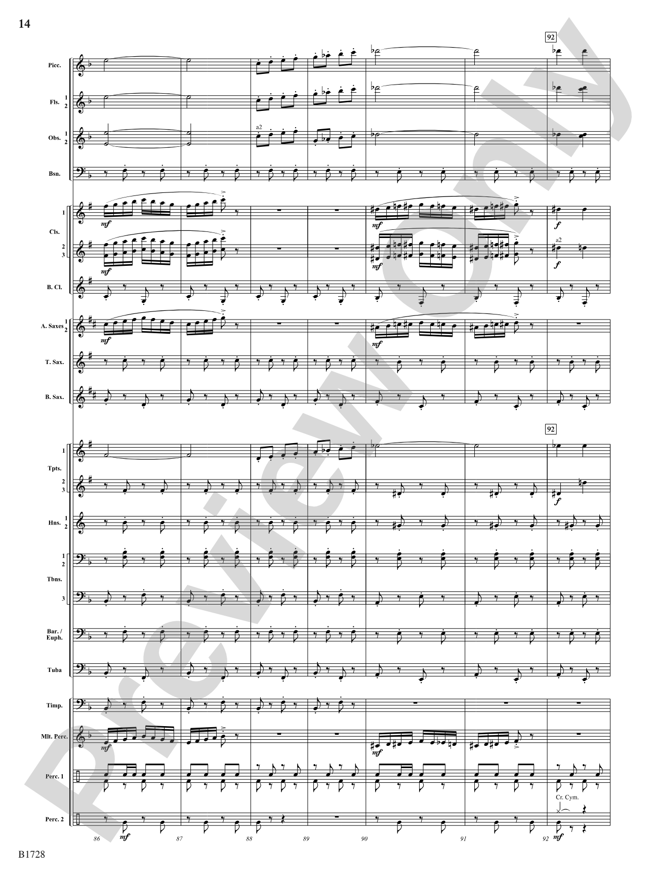 Gimmicks: Concert Band Conductor Score & Parts