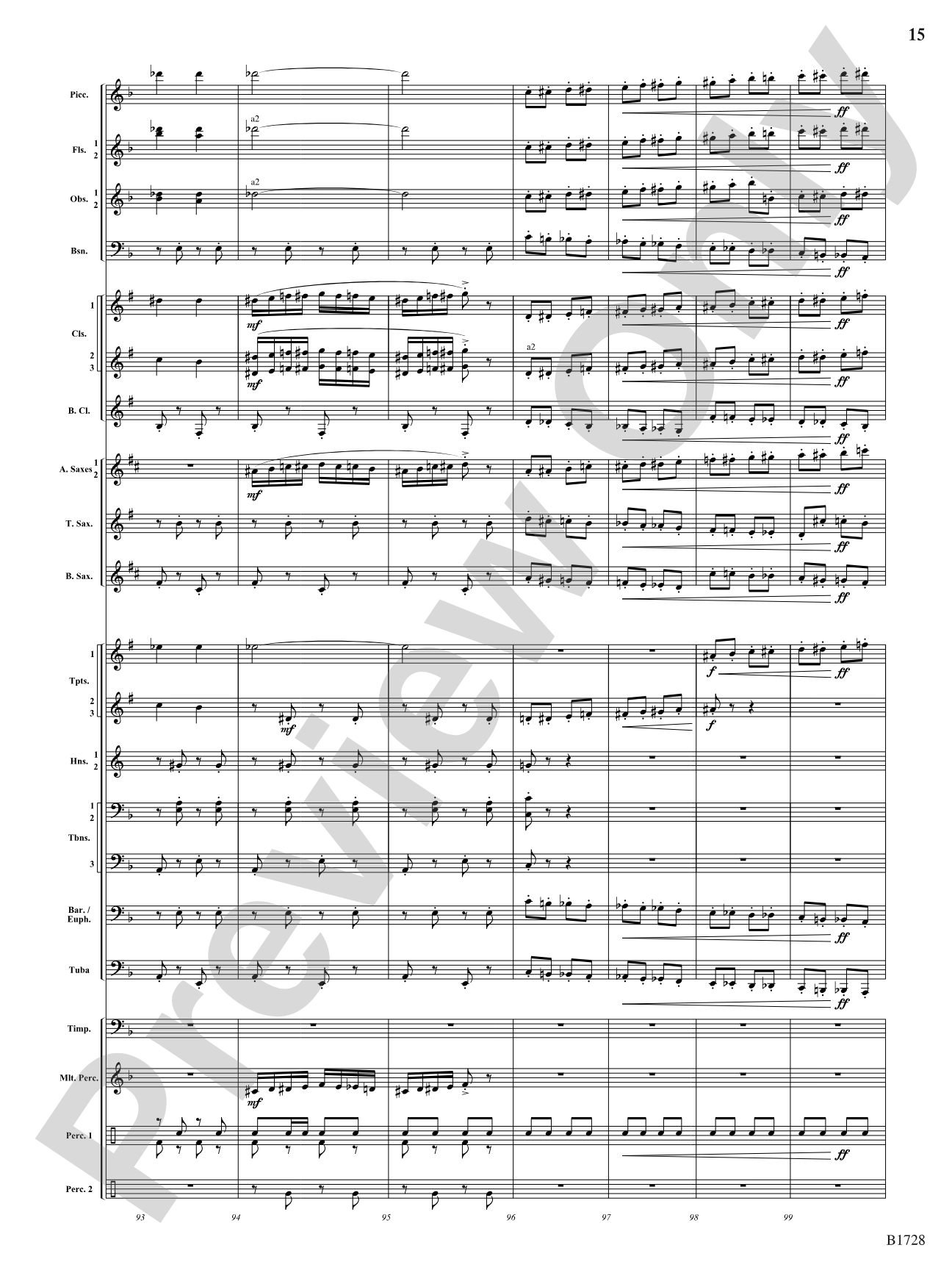 Gimmicks: Concert Band Conductor Score & Parts