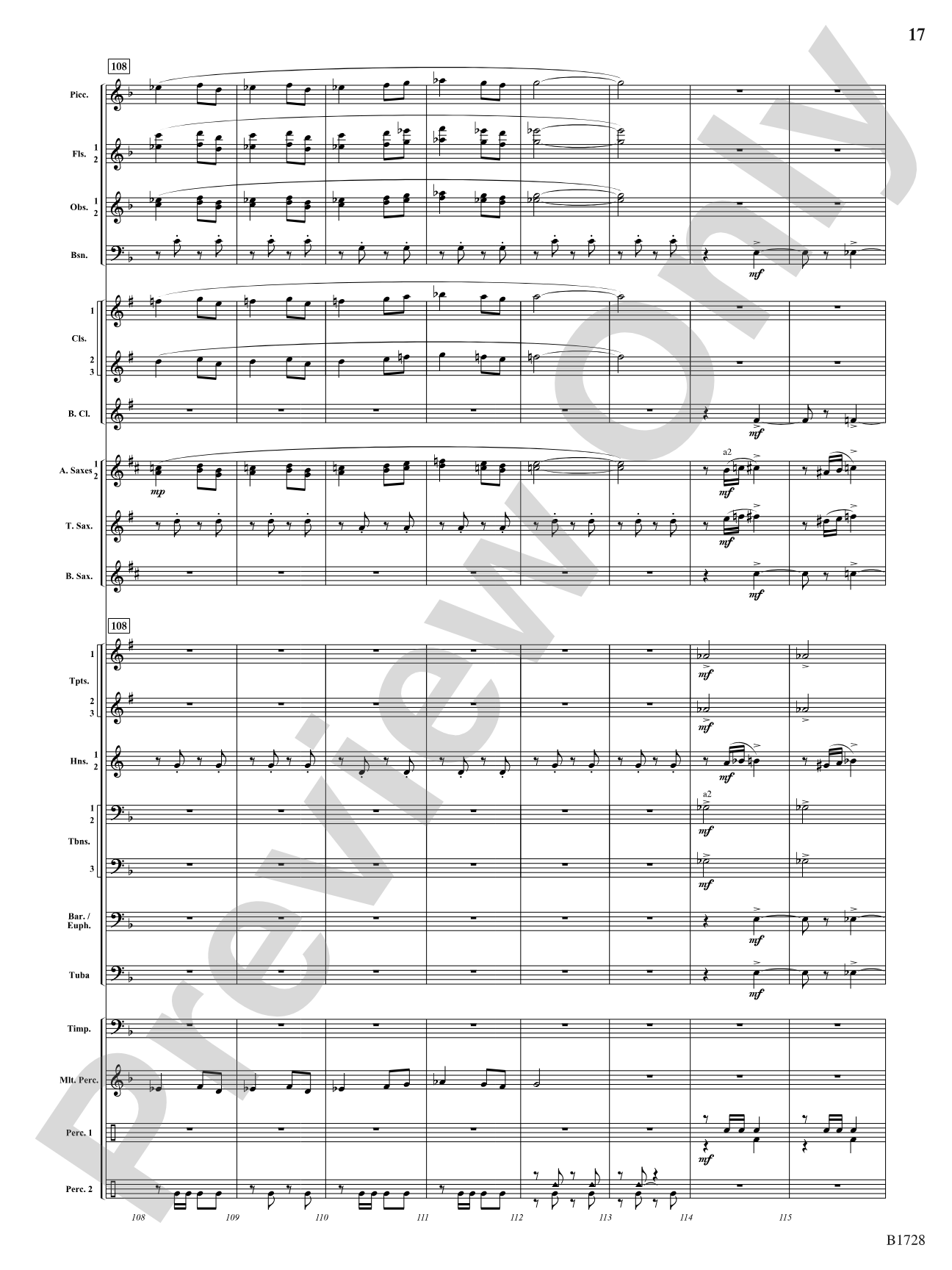 Gimmicks: Concert Band Conductor Score & Parts