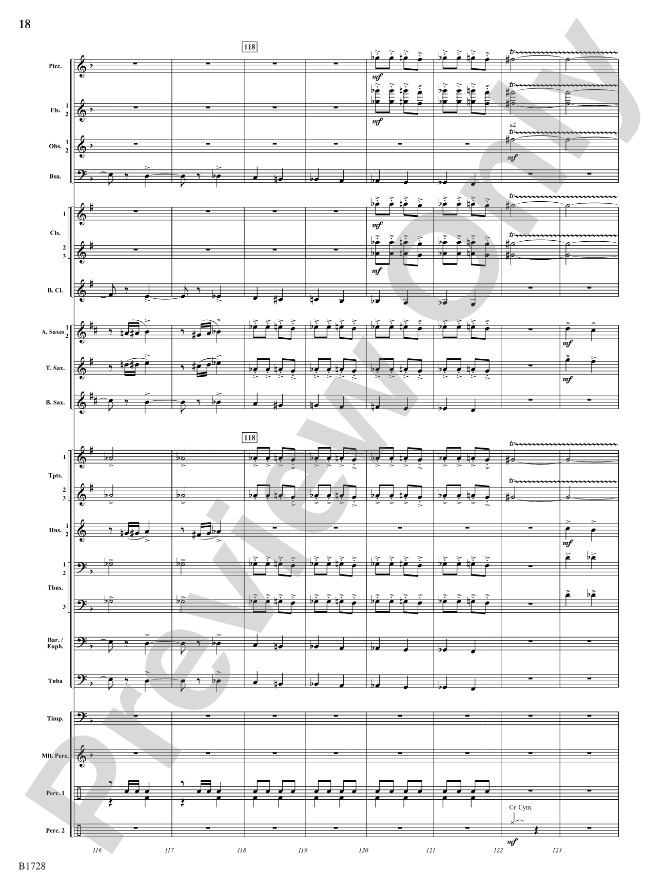Gimmicks: Concert Band Conductor Score & Parts