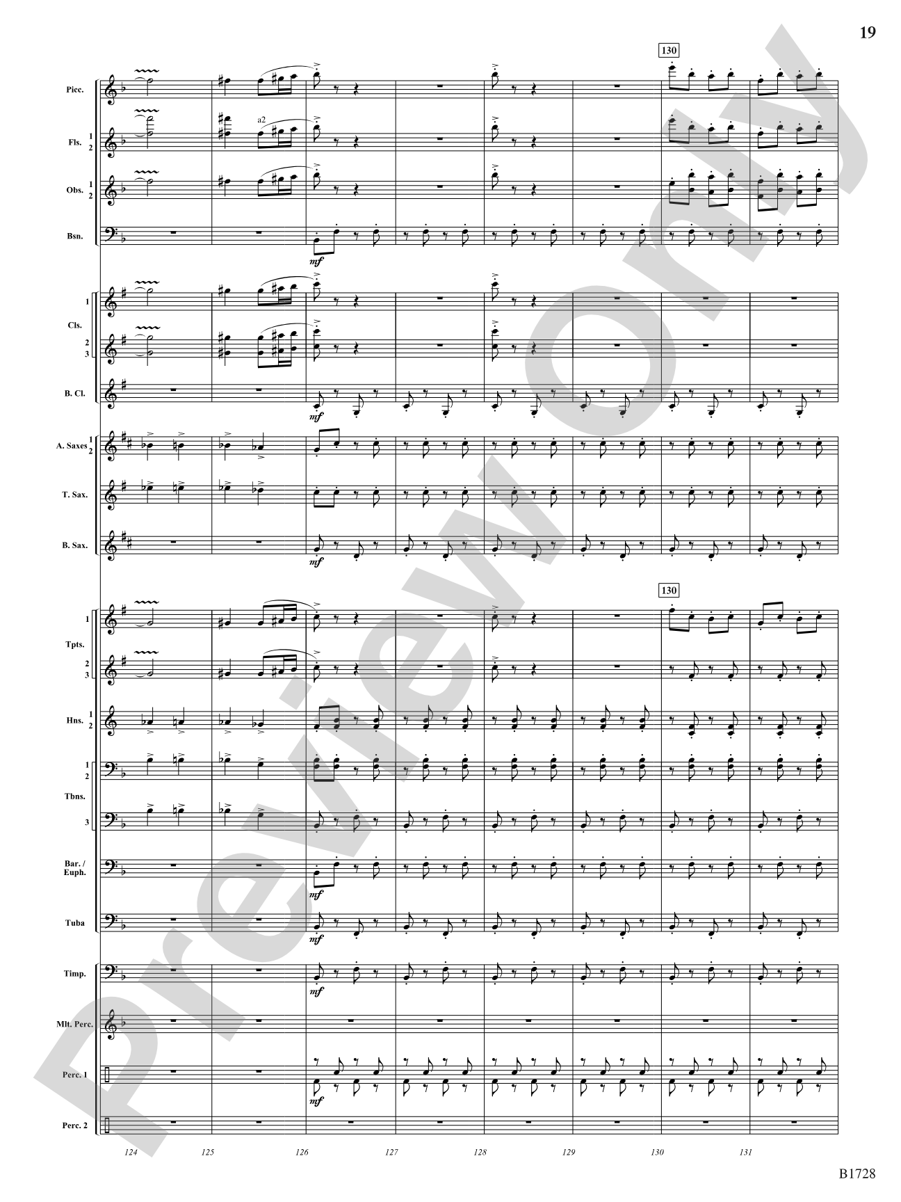 Gimmicks: Concert Band Conductor Score & Parts