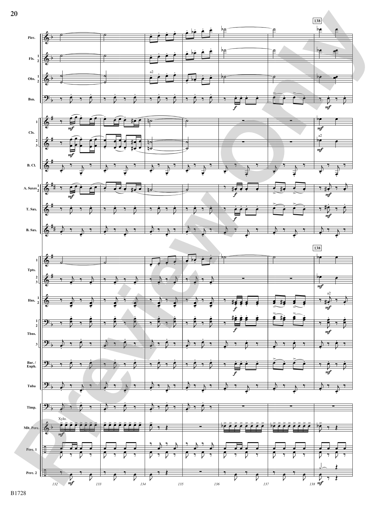 Gimmicks: Concert Band Conductor Score & Parts