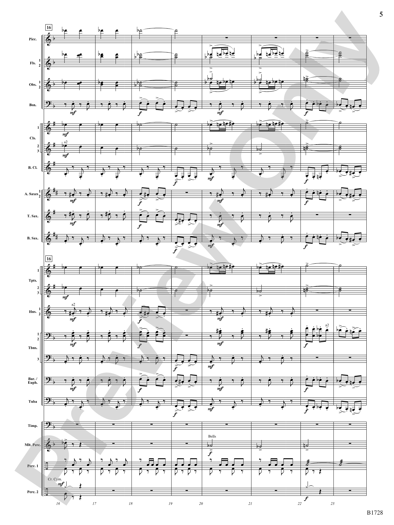 Gimmicks: Concert Band Conductor Score & Parts