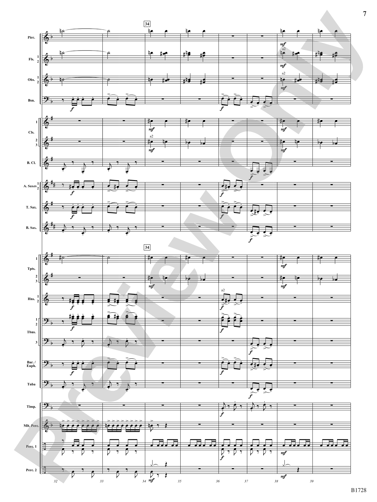 Gimmicks: Concert Band Conductor Score & Parts