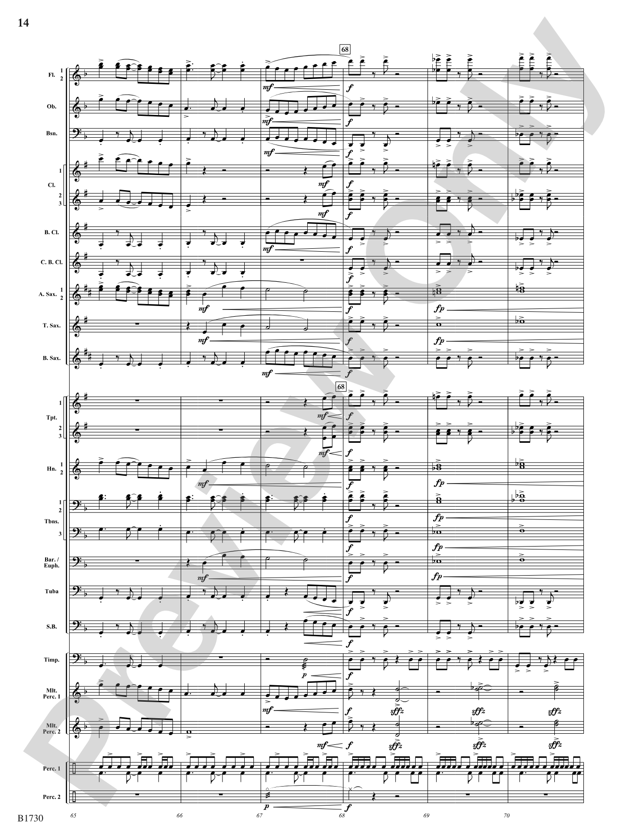 A Hero's Journey: Concert Band Conductor Score & Parts