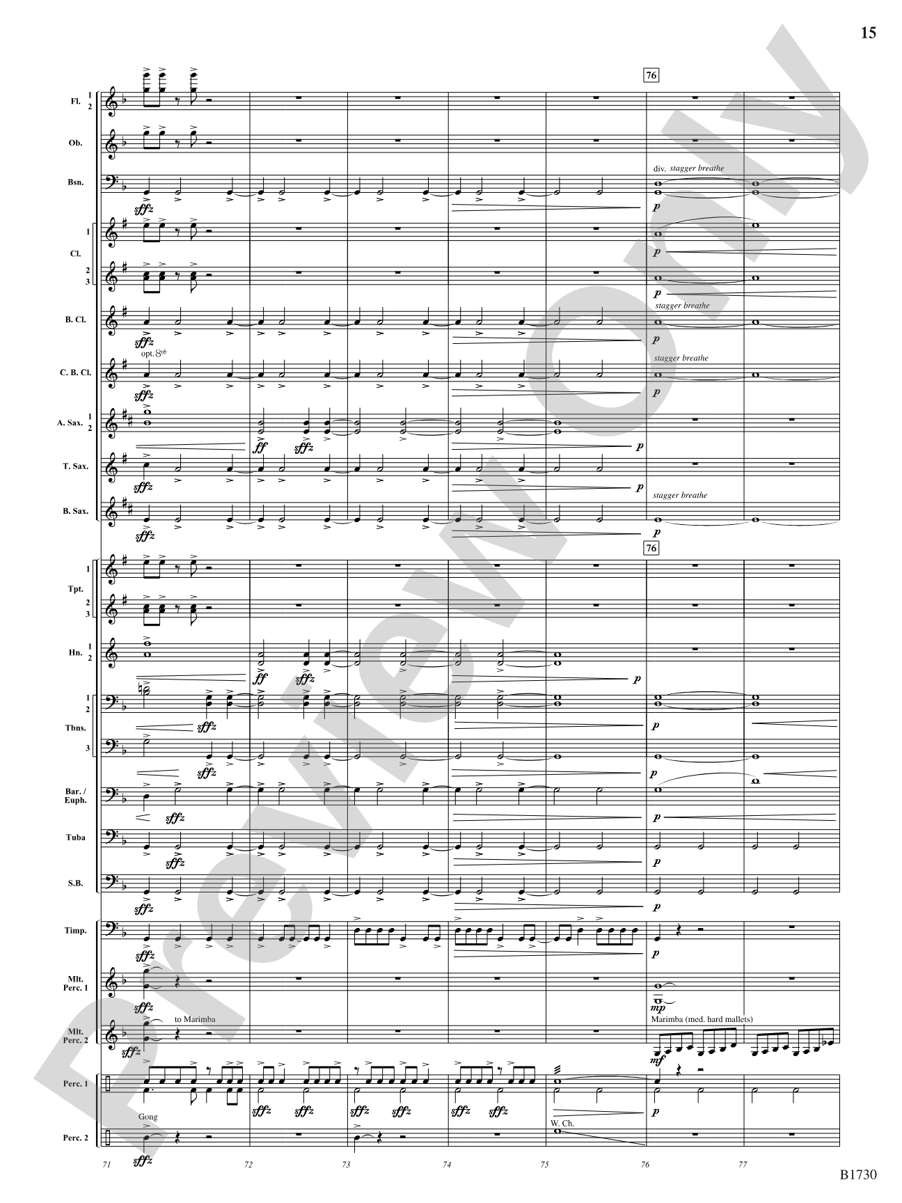 A Hero's Journey: Concert Band Conductor Score & Parts