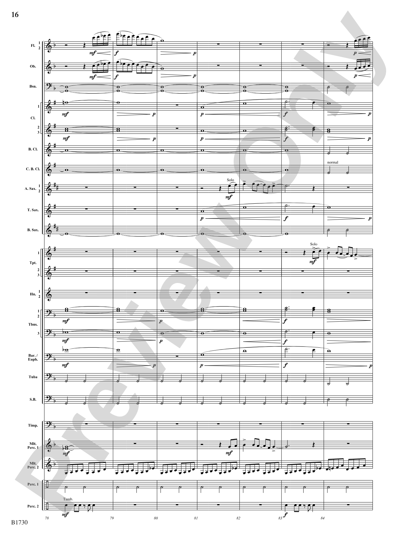 A Hero's Journey: Concert Band Conductor Score & Parts