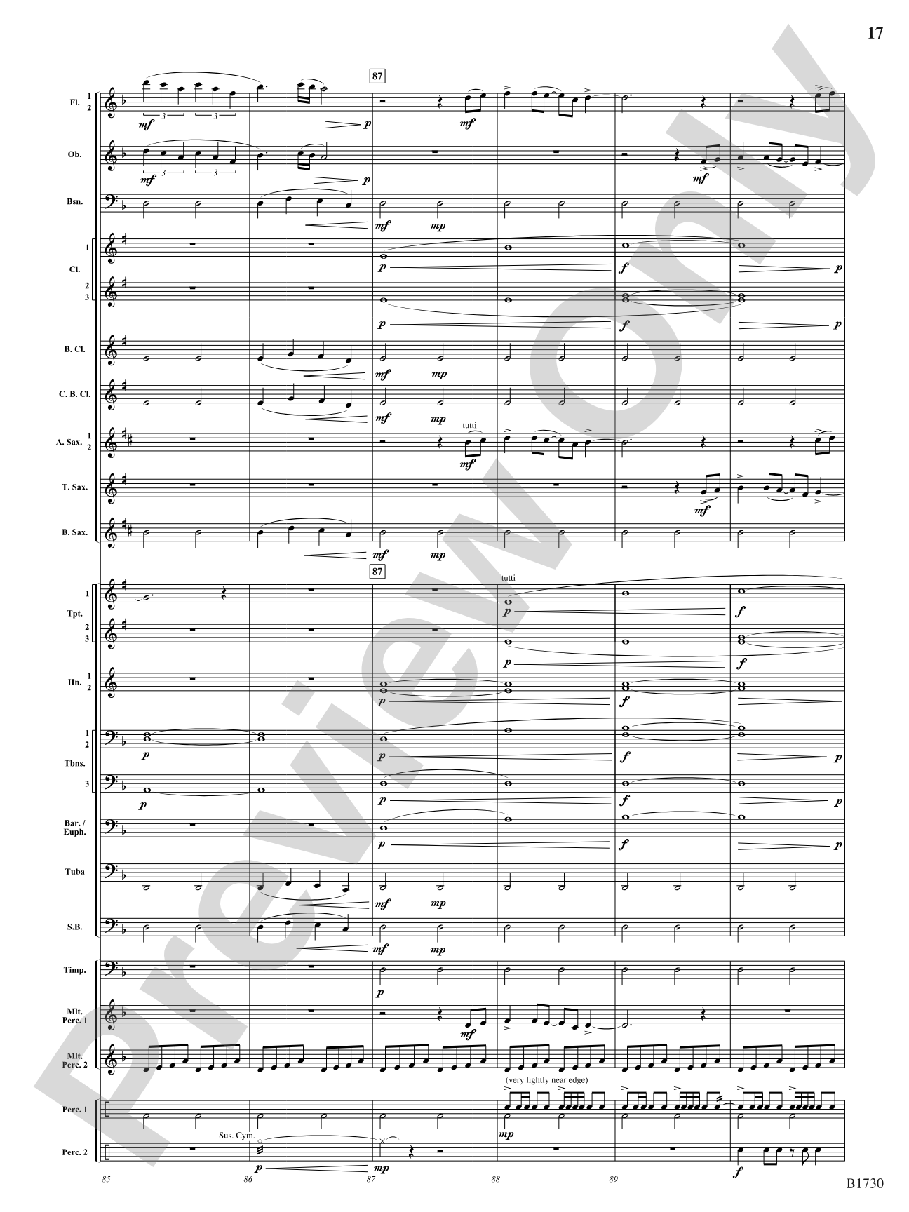 A Hero's Journey: Concert Band Conductor Score & Parts