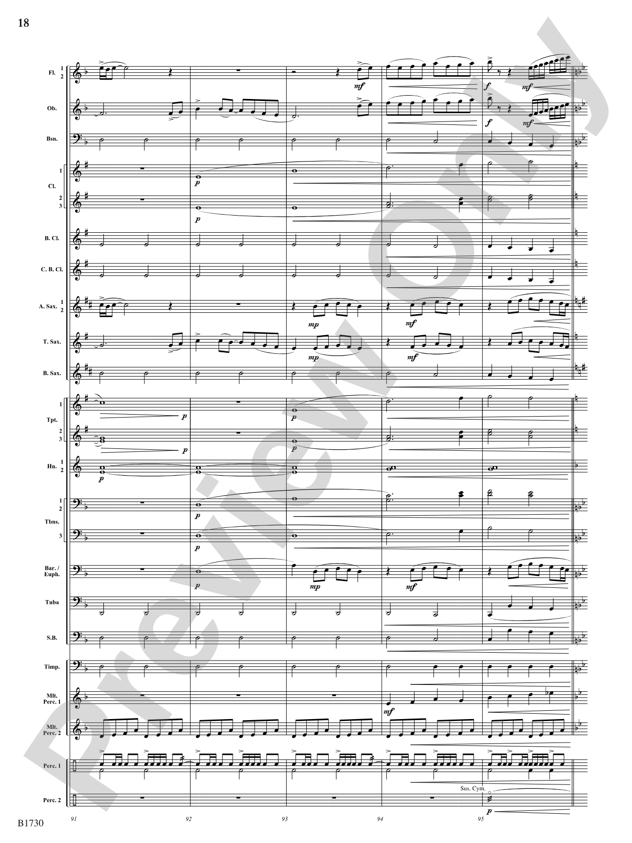 A Hero's Journey: Concert Band Conductor Score & Parts