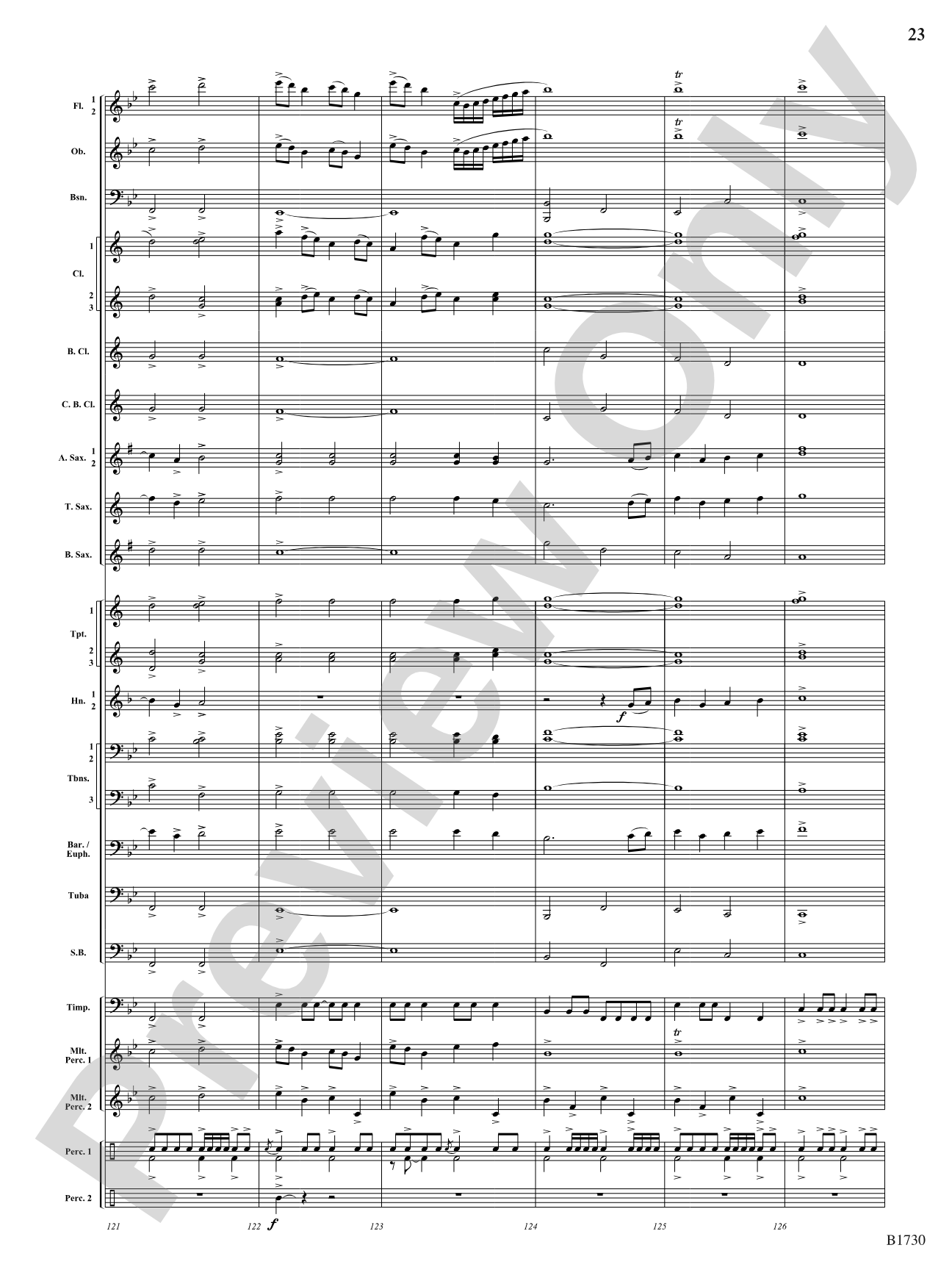 A Hero's Journey: Concert Band Conductor Score & Parts