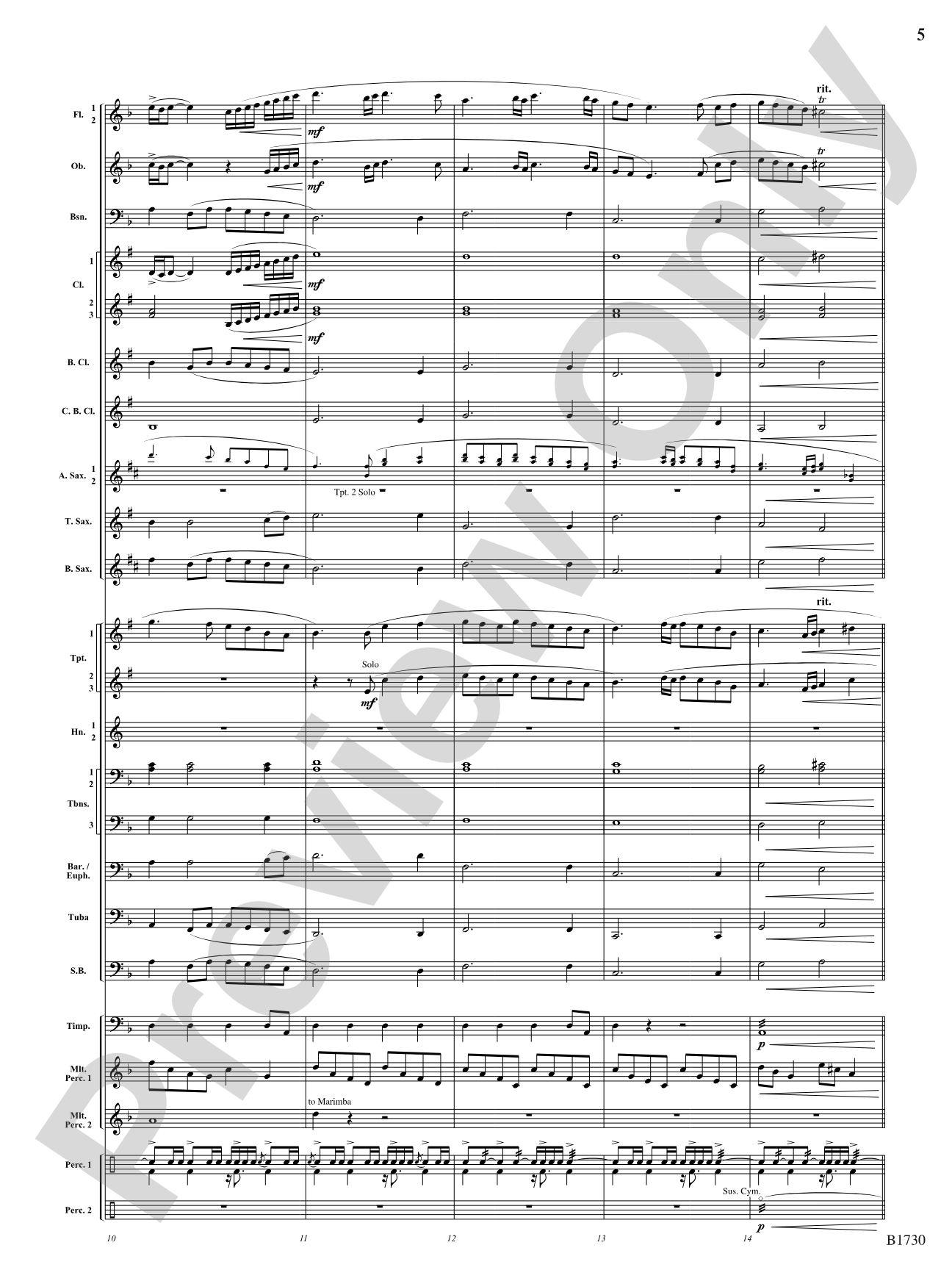 A Hero's Journey: Concert Band Conductor Score & Parts