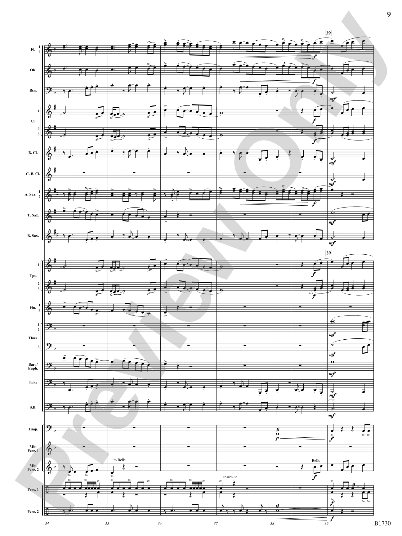 A Hero's Journey: Concert Band Conductor Score & Parts
