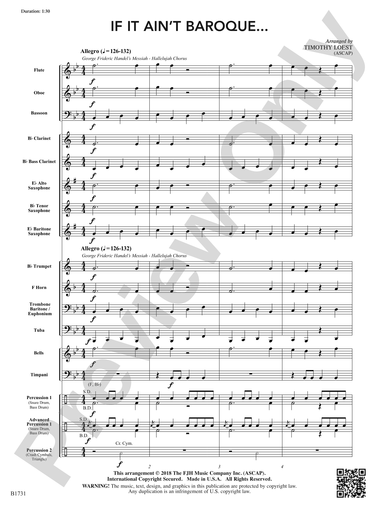 If It Ain't Baroque...: Concert Band Conductor Score & Parts