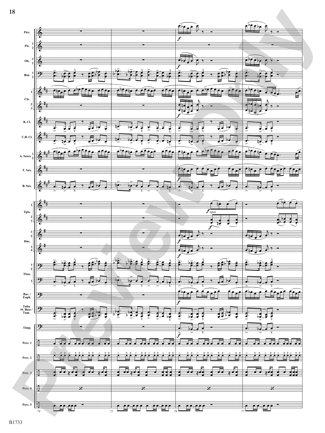 Homage to Bharat: Concert Band Conductor Score & Parts