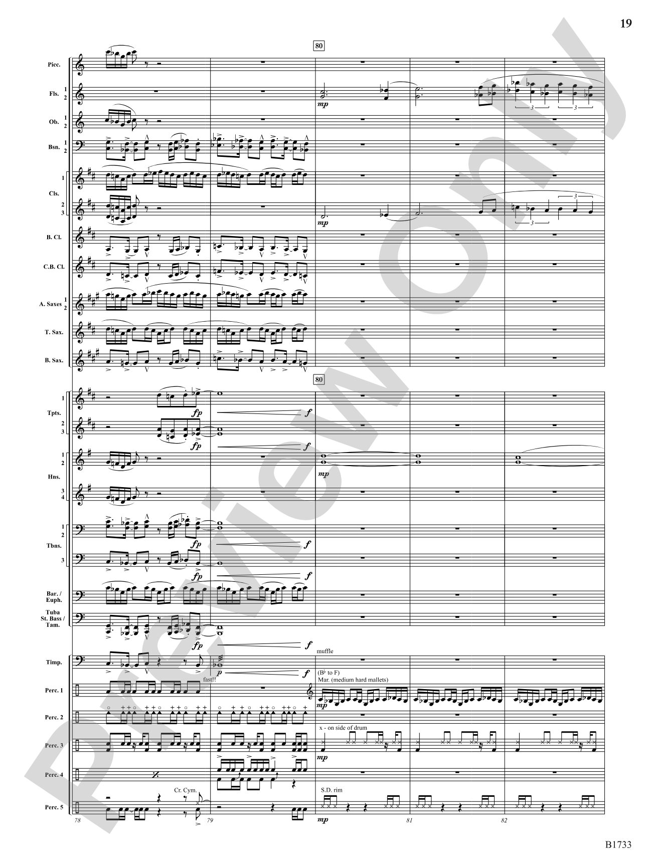 Homage to Bharat: Concert Band Conductor Score & Parts